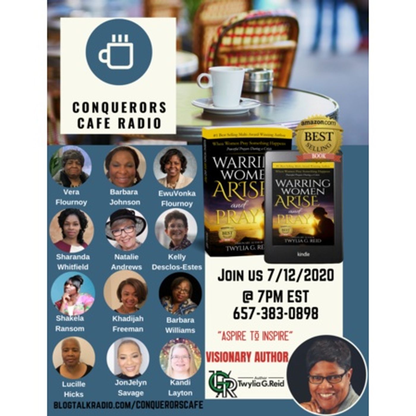 Conquerors Cafe Spotlight Featuring the authors of WARRING WOMEN ARISE AND PRAY thumbnail