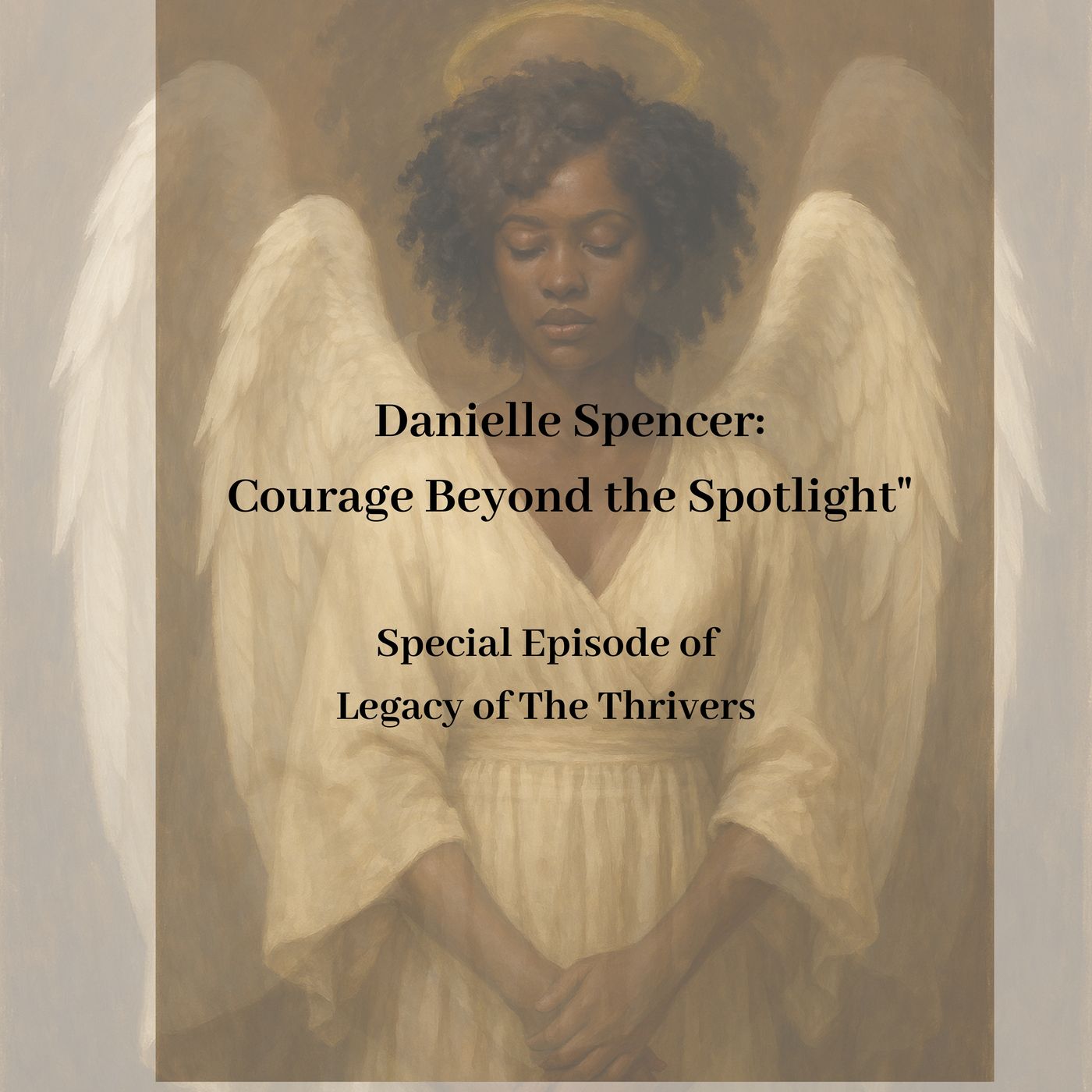 "Danielle Spencer: Courage Beyond the Spotlight" Special Edition of Legacy of The Thrivers episode artwork