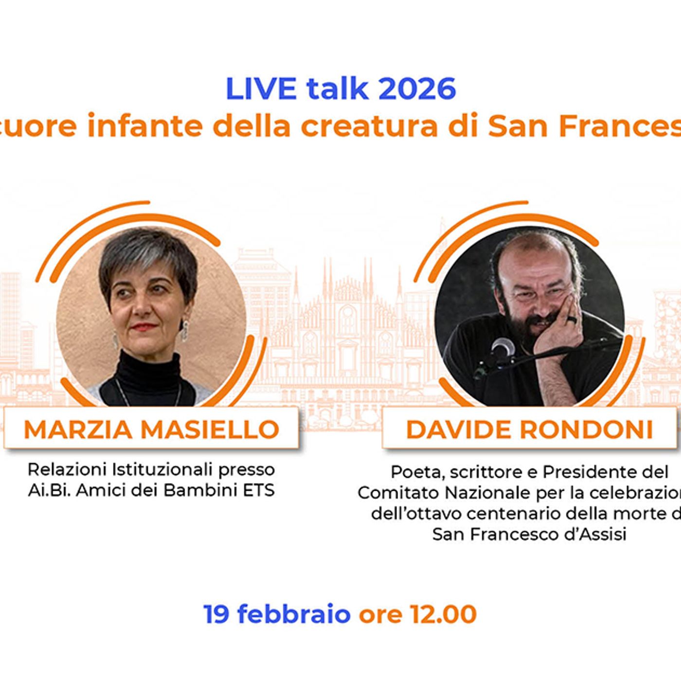 FarisTALK 2026: ospite Davide Rondoni - Il cuore infante della creatura di San Francesco