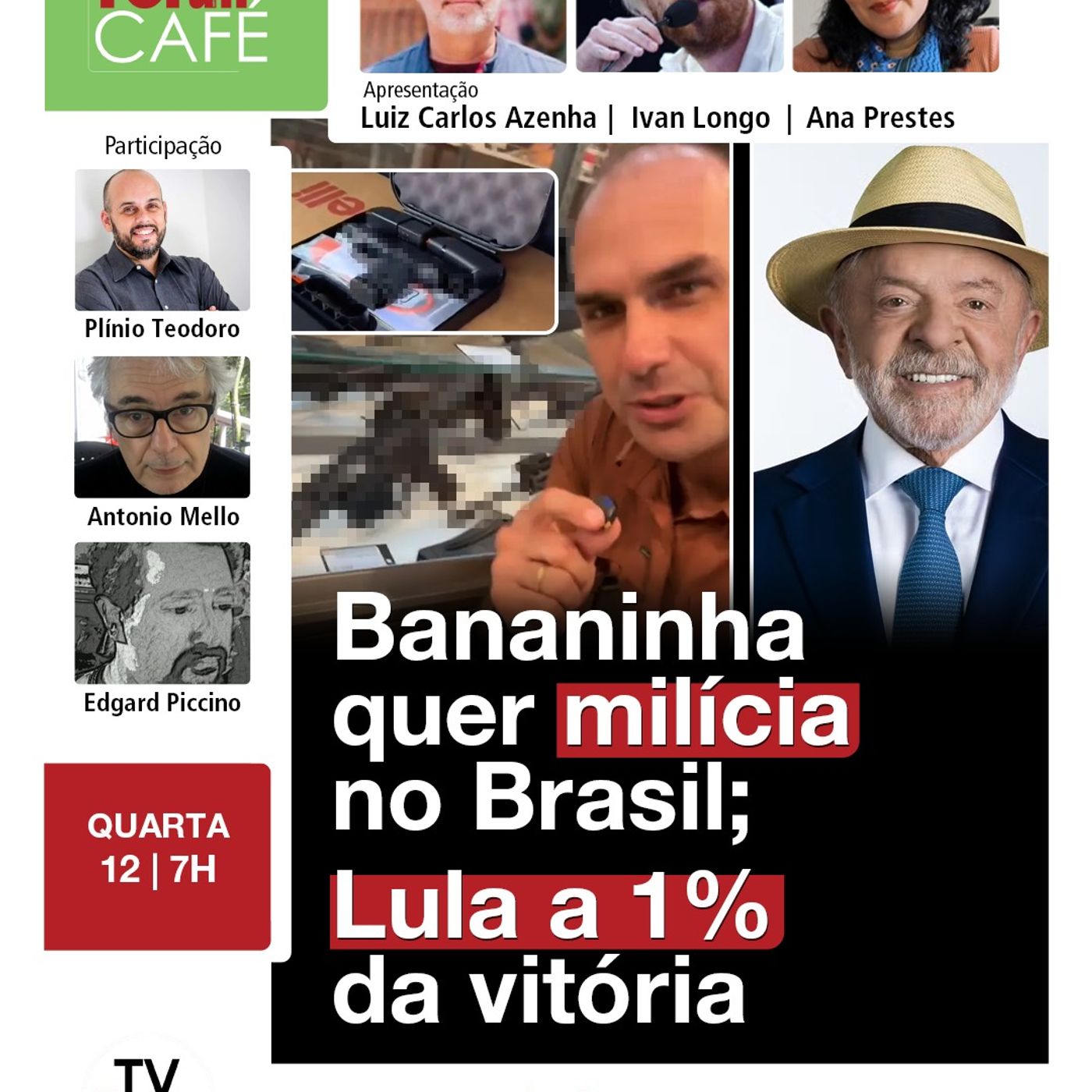 Eduardo Bolsonaro propõe milícia no Brasil e ataca Xandão | Lula perto de vencer no primeiro turno episode artwork
