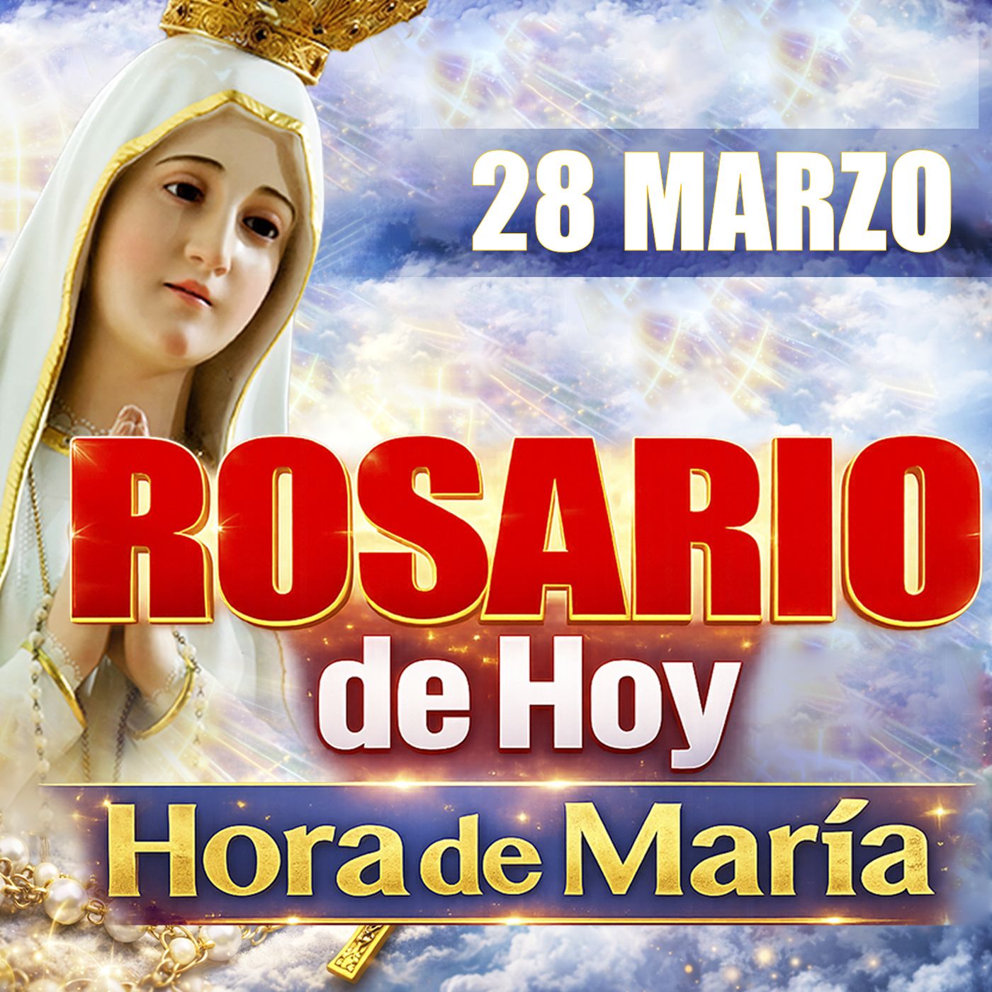 Santo Rosario | Hora de María | Misterios Gozosos 💖 Lecciones de AMOR