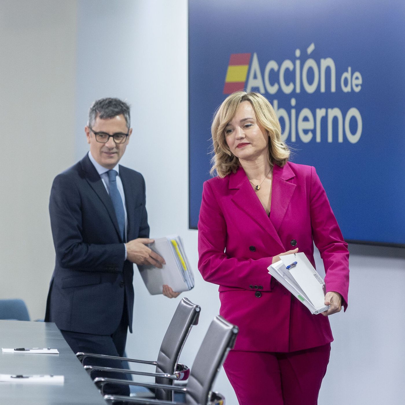 Las Noticias de La Mañana: El supuesto lapsus de Pilar Alegría al llamar Ábalos a Bolaños