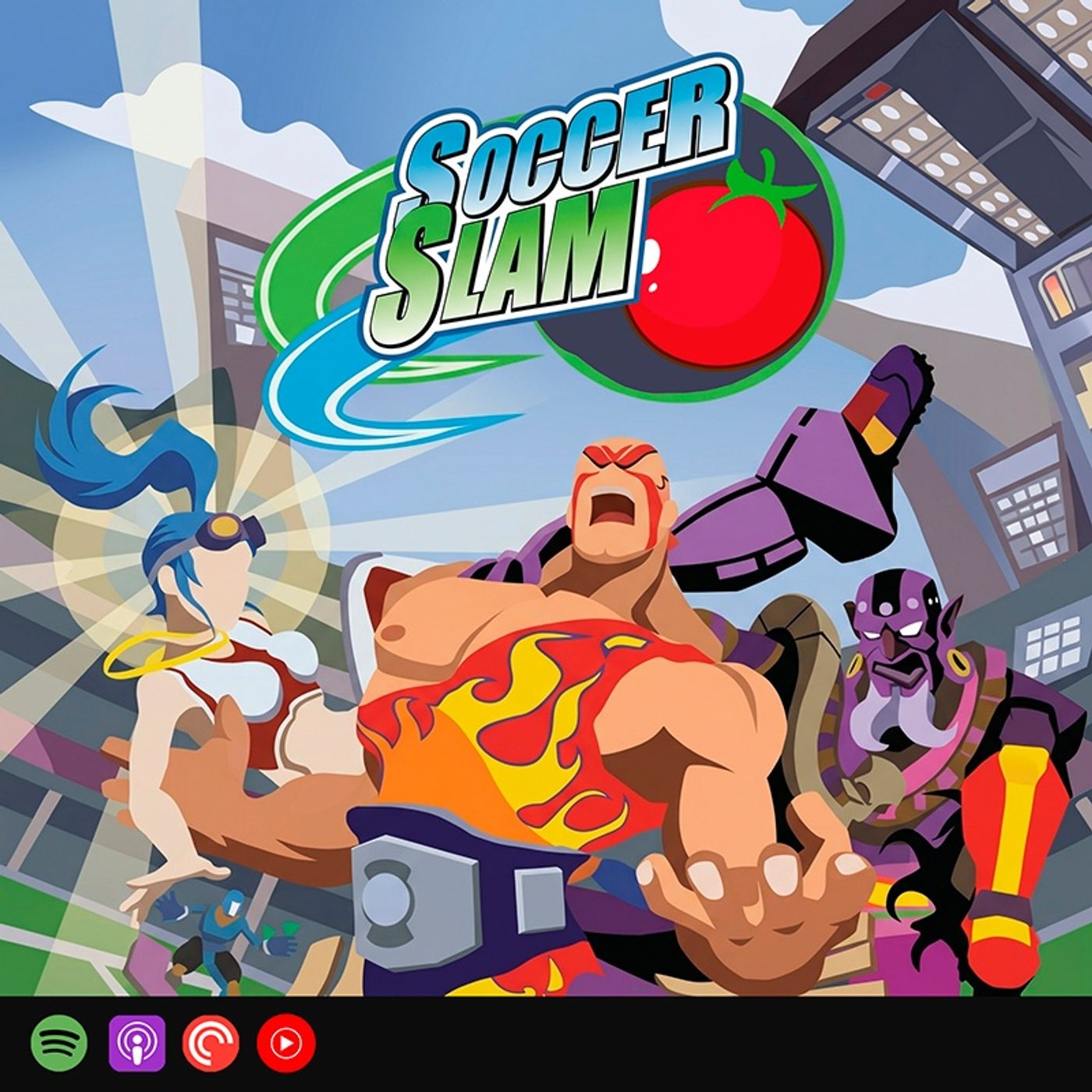 35 Sega Soccer Slam episode artwork