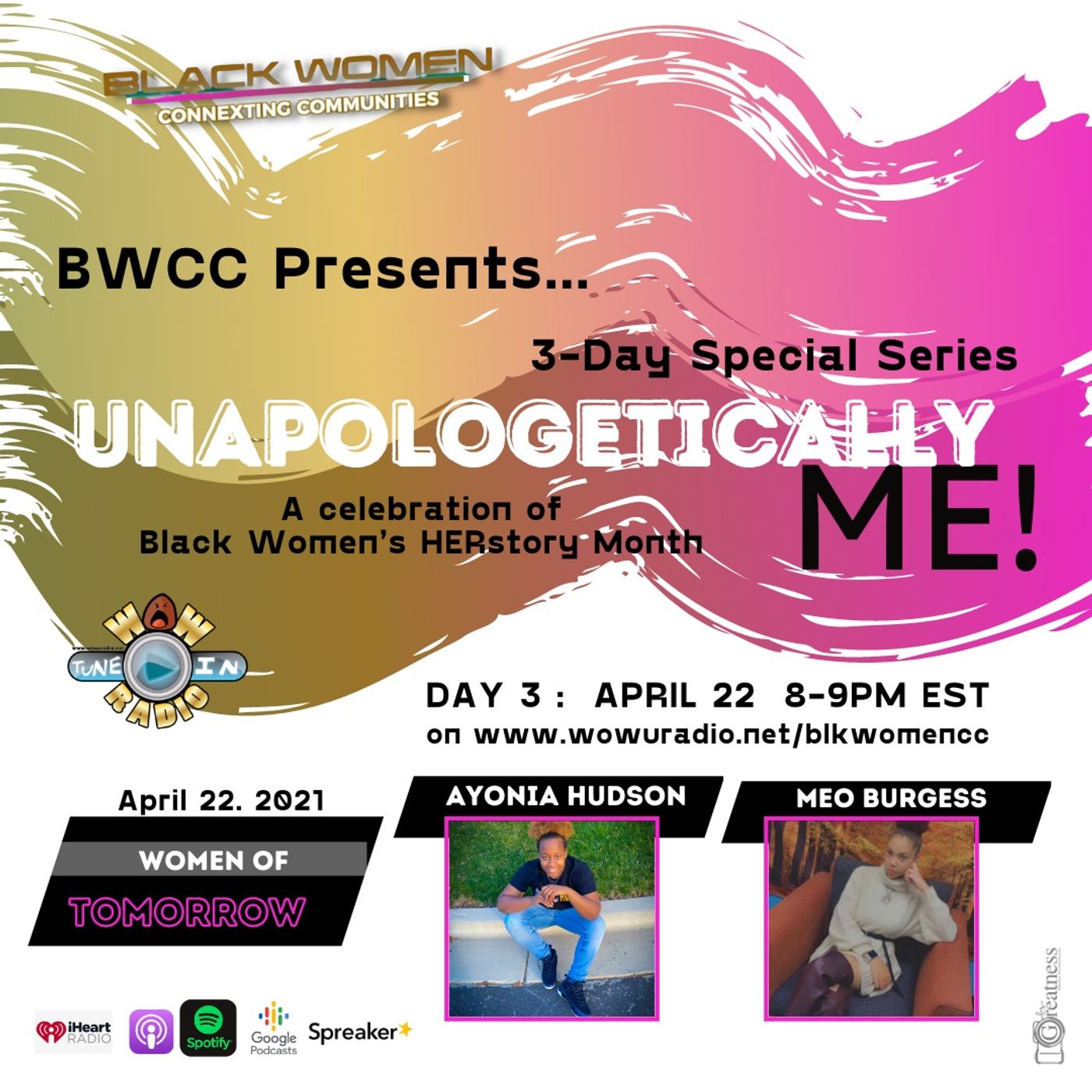 Unapologetically ME! Women of Tomorrow