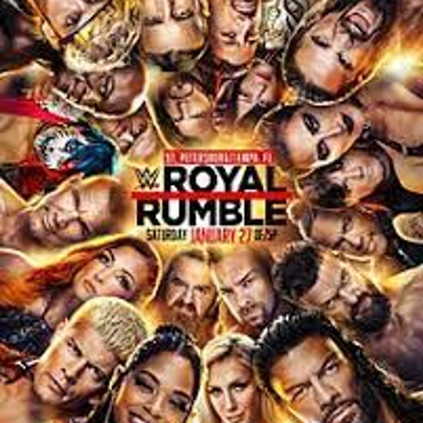 10. WWE Royal Rumble 2024 predictions episode artwork