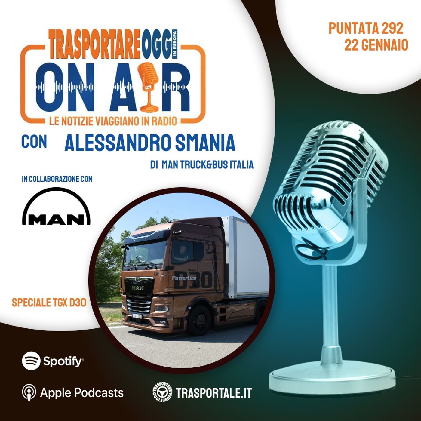 Puntata 292/2026 del 22 gennaio - Ospite: Alessandro Smania (MAN)