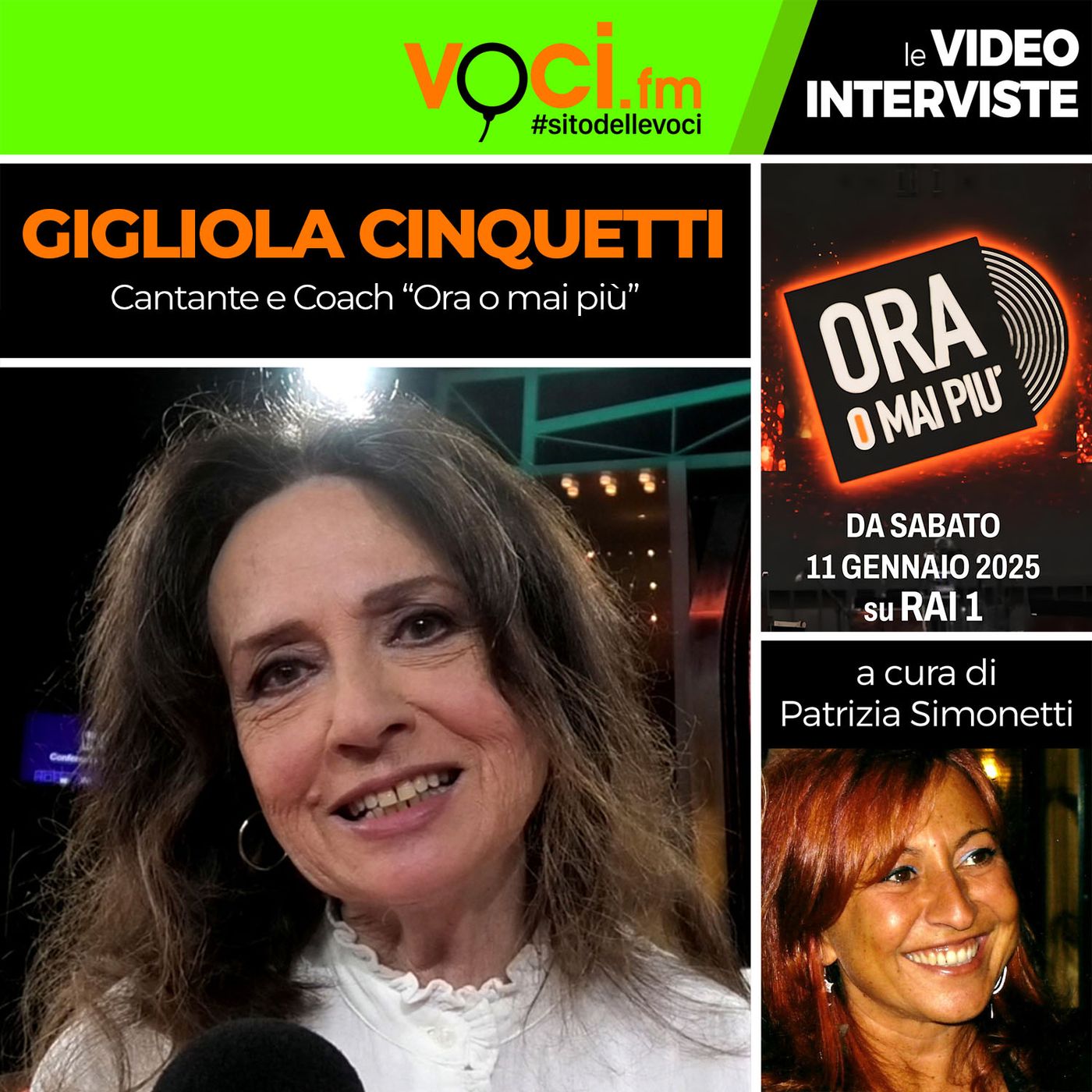 "ORA O MAI PIÙ": GIGLIOLA CINQUETTI su VOCI.fm - clicca play e ascolta l'intervista episode artwork