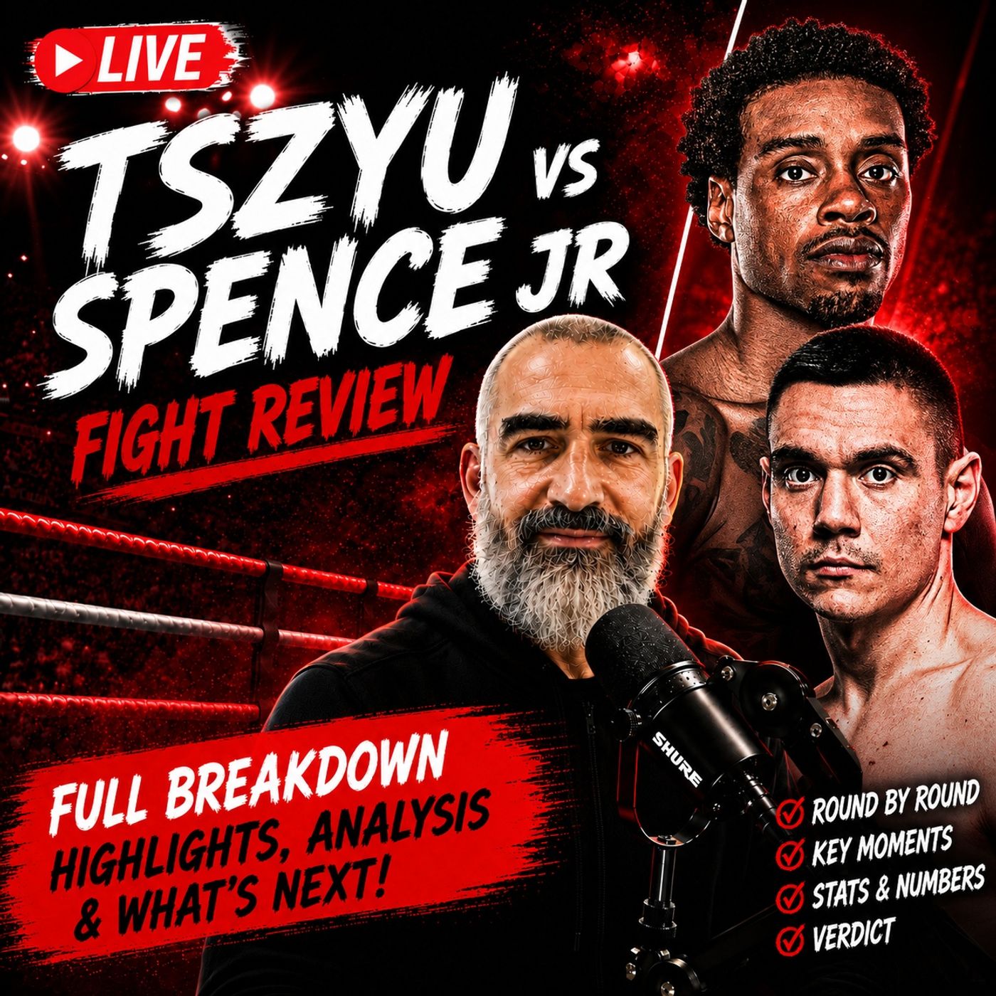 TIM TSZYU vs. ERROL SPENCE: LIVE REVIEW episode artwork