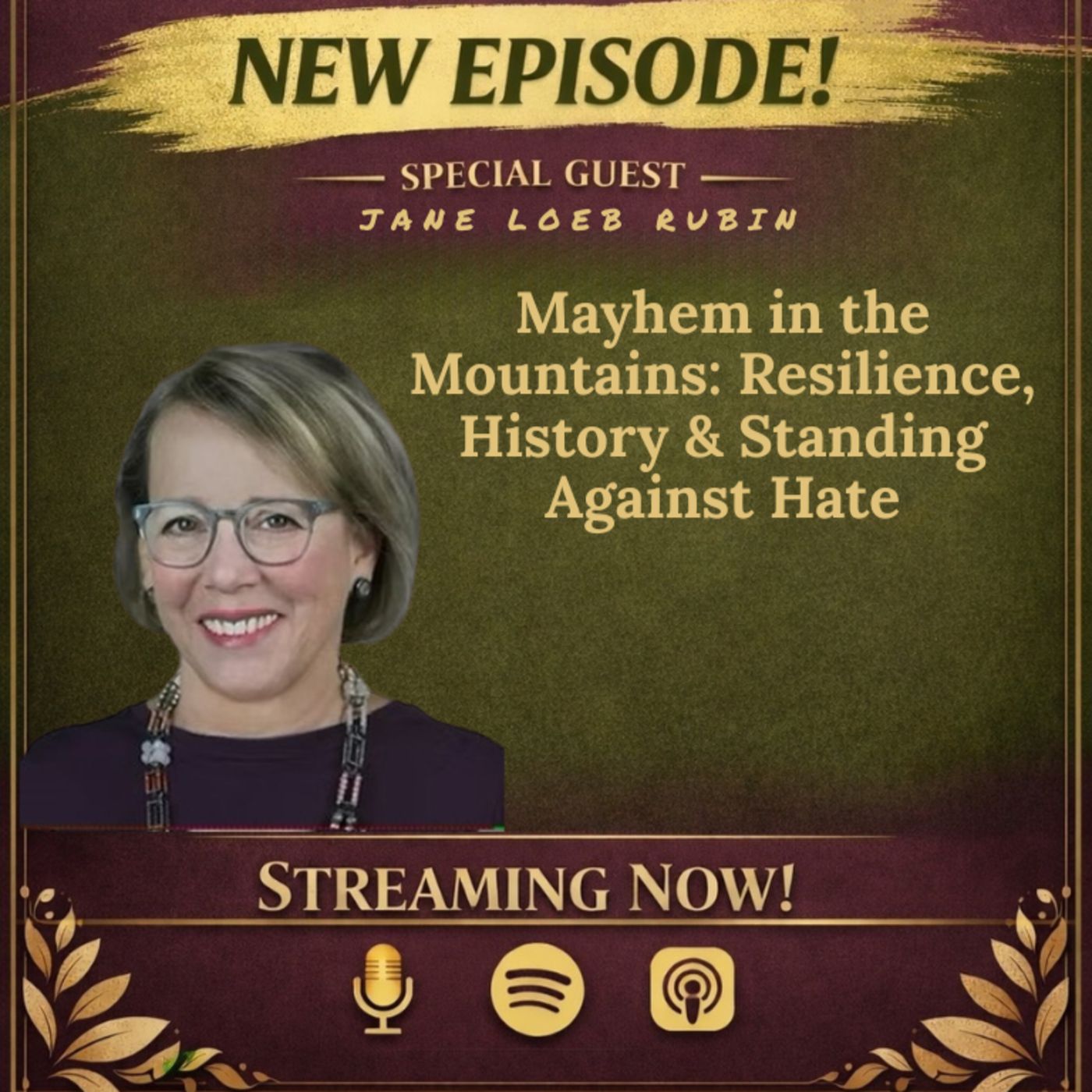 MISS LIZ SERVES: Returning Guest Jane Rubin Mayhem in the Mountains episode artwork