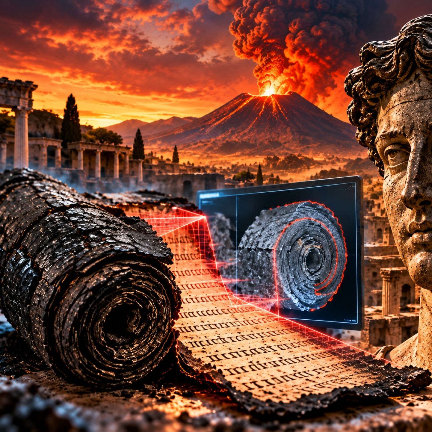 Episodio 180 - Los papiros de Herculano: la IA descifra los libros perdidos del Vesubio episode artwork