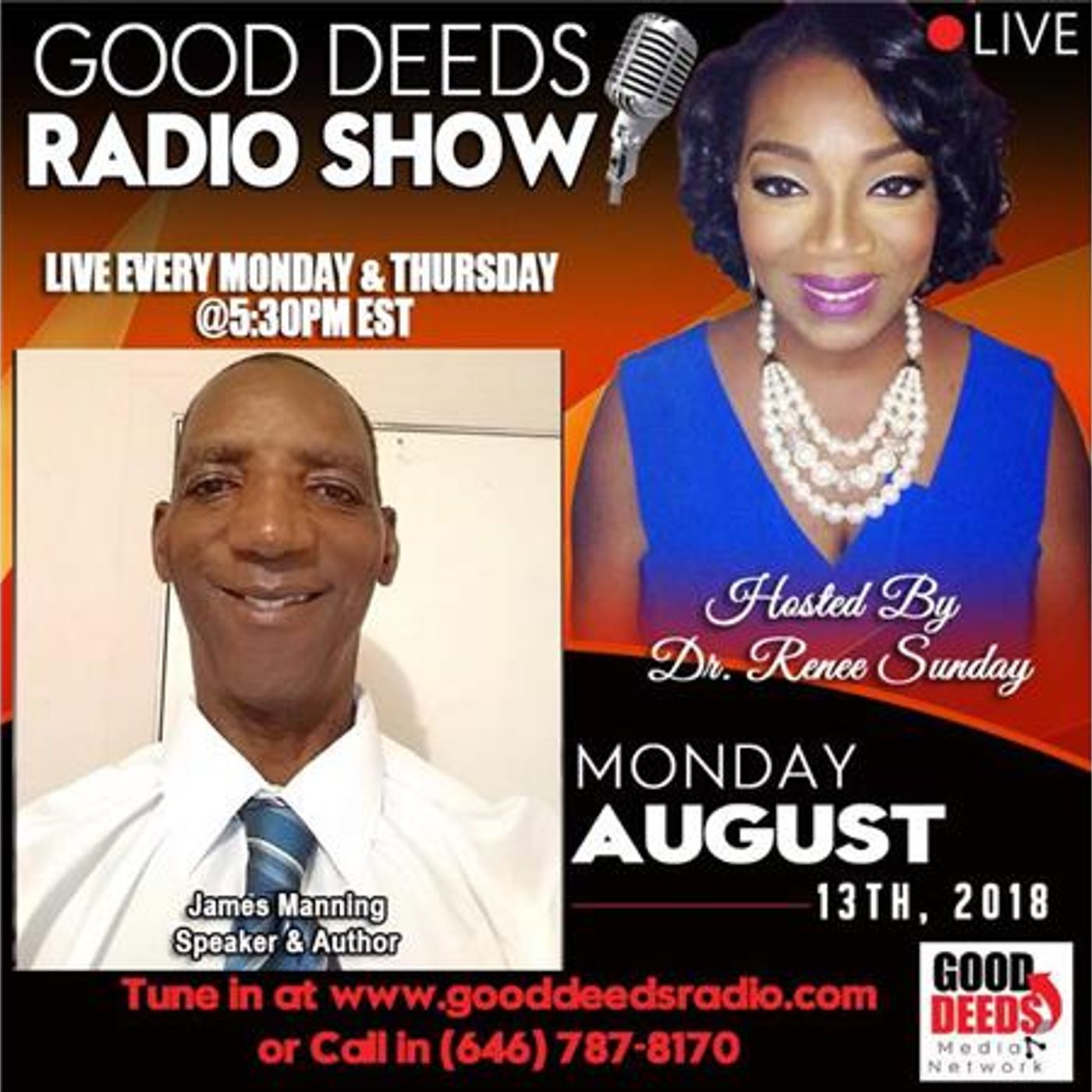 What is Prayer? James Manning Speaker and Author shares on Good Deeds Radio Show episode artwork