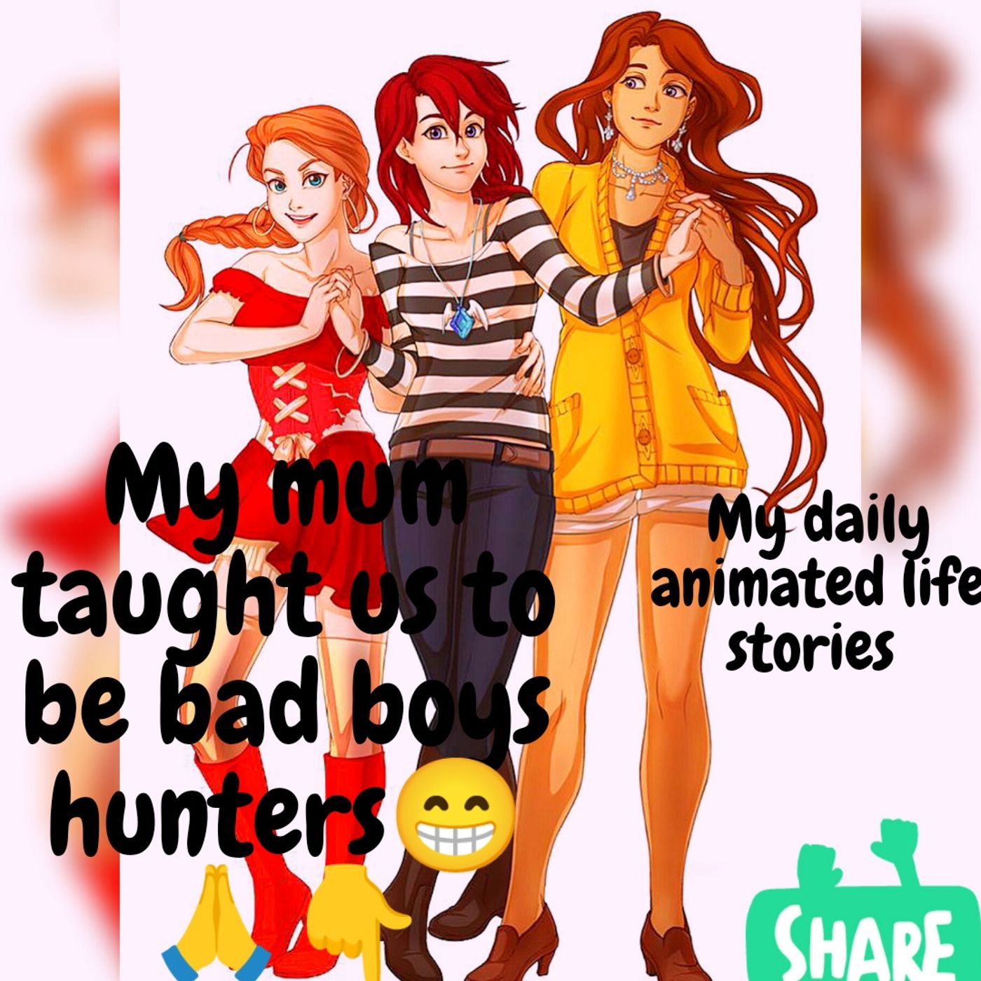 Mom Trained Us To Be Bad Boy Hunters-My Daily Animated Life Stories 🎤🎙️