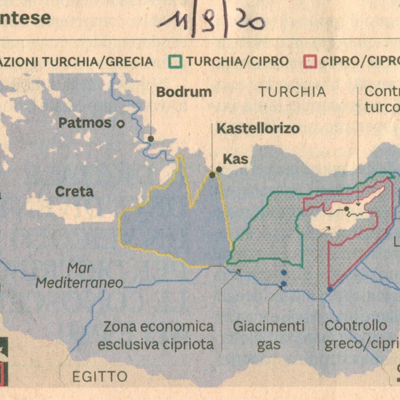 Diversi scenari per la solita geopolitica (Libia Hong Kong Turchia Bielorussia)14set2020