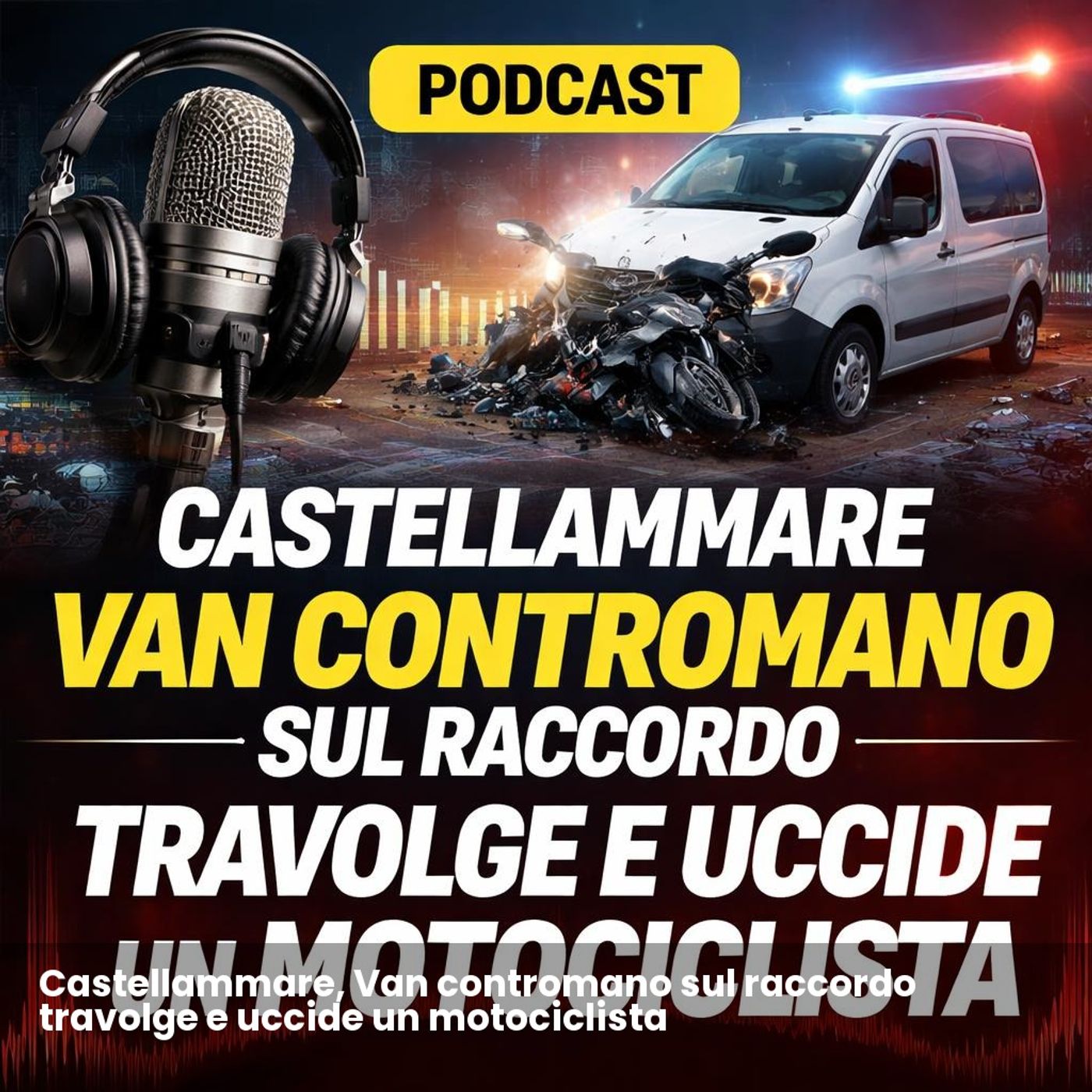 Castellammare, Van contromano sul raccordo travolge e uccide un motociclista episode artwork