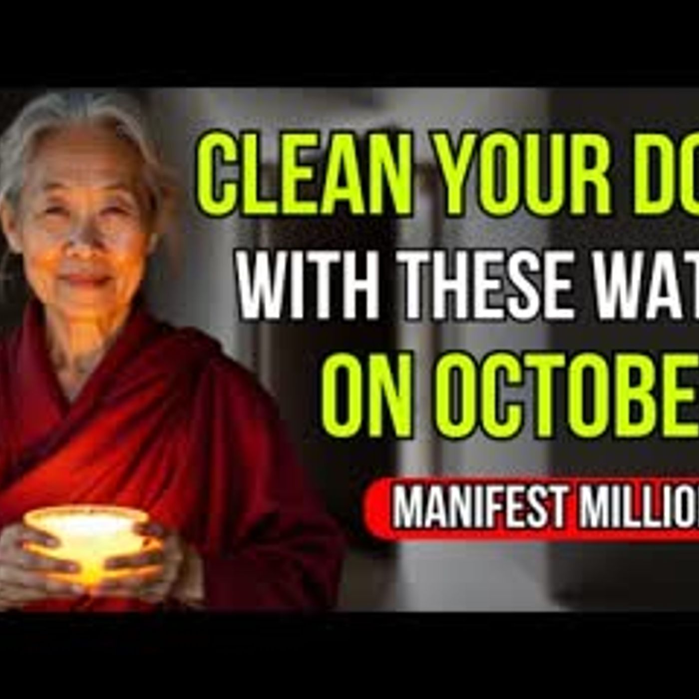 Clean Your Door with THIS WATER on OCTOBER and ATTRACT A LOT OF MONEY   Buddhist Teachings