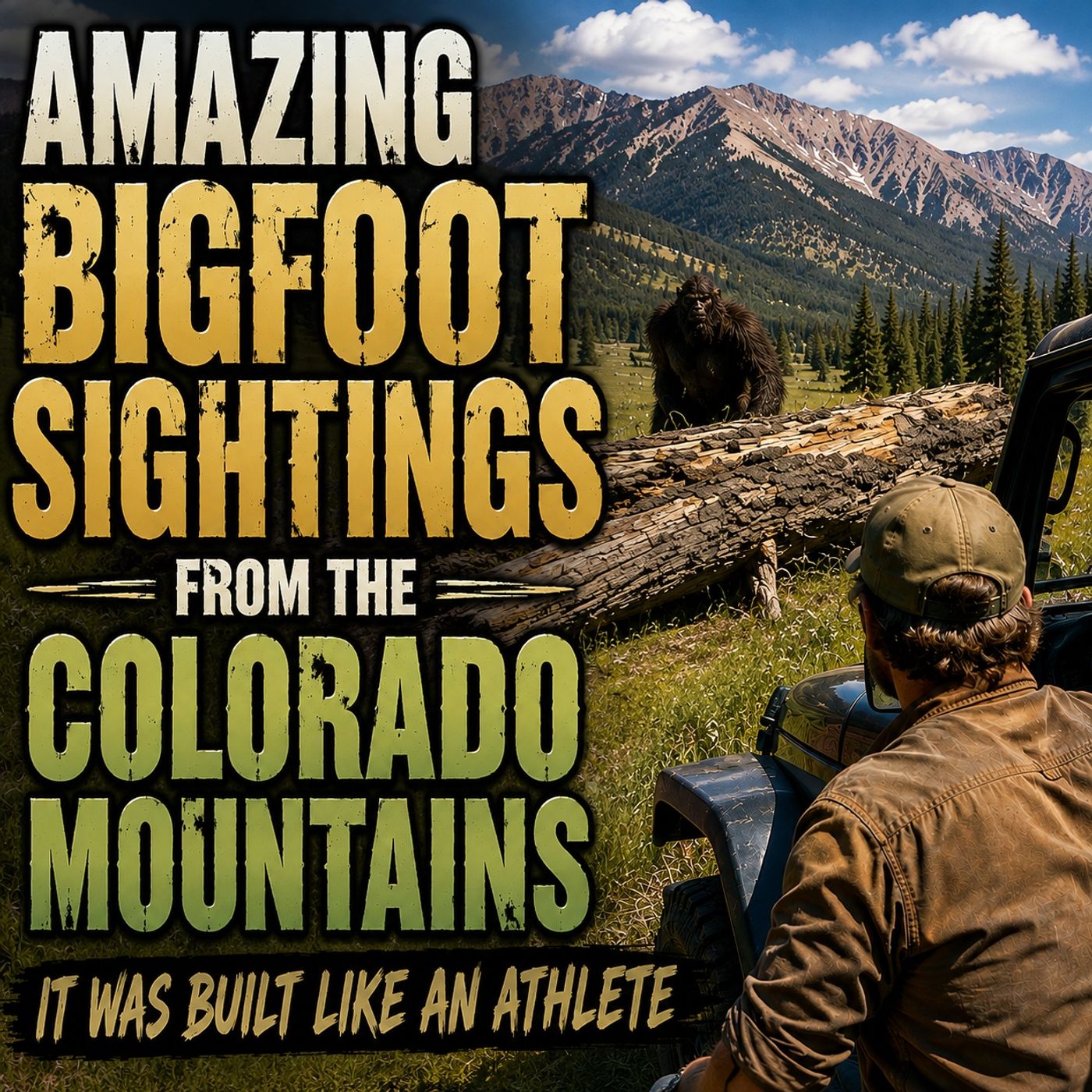 A LIFETIME OF SASQUATCH ENCOUNTERS IN COLORADO | THE SASQUATCH WAS HIDING BEHIND A LOG