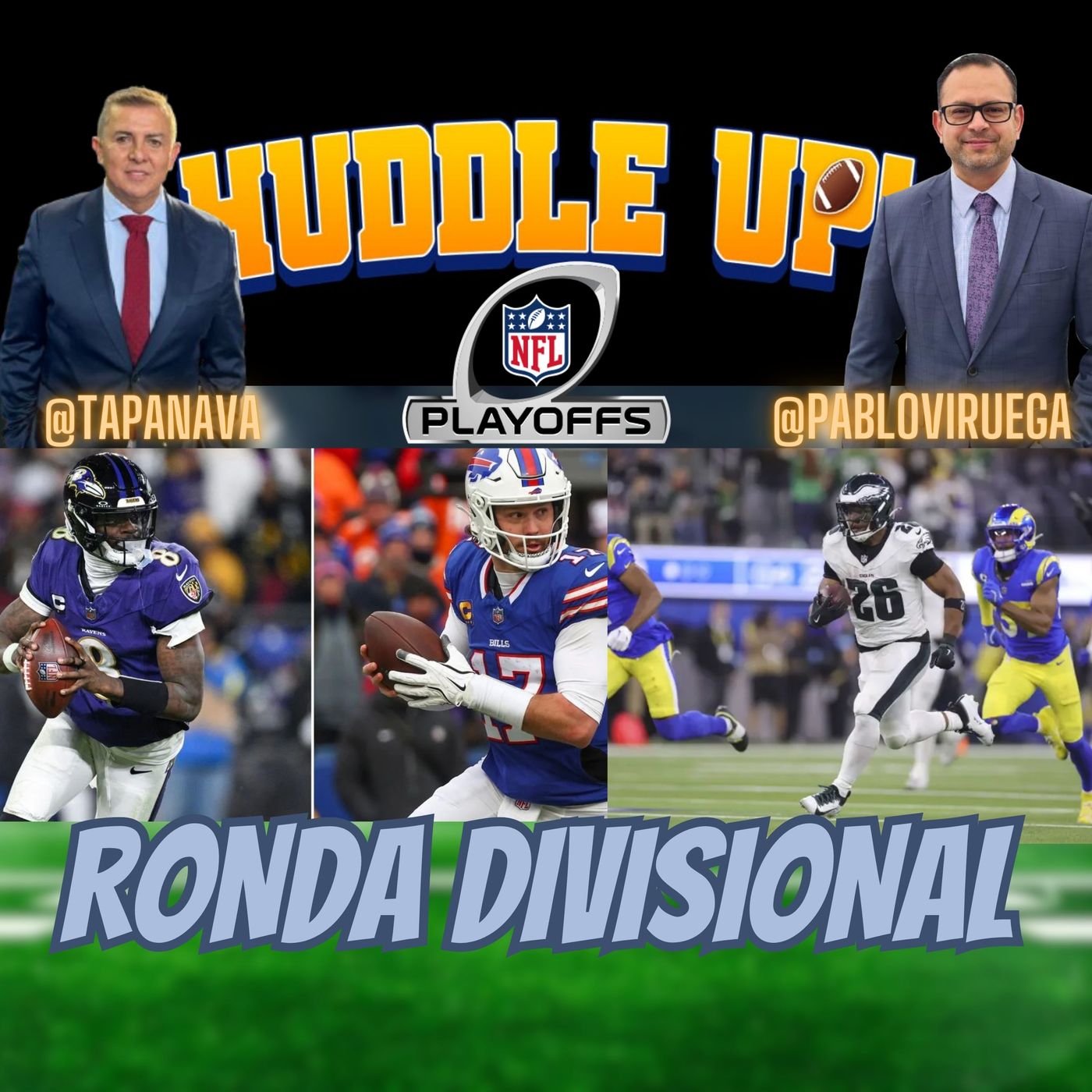 #HuddleUP Juegos Divisionales / Salida de Mike McCarthy #NFLPlayoffs #NFL @TapaNava @PabloViruega