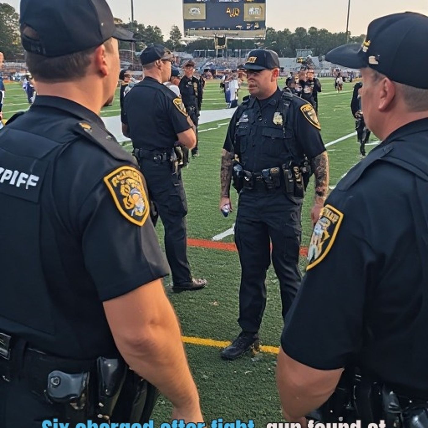 Six charged after fight, gun found at East Coweta-Newnan High School football game episode artwork