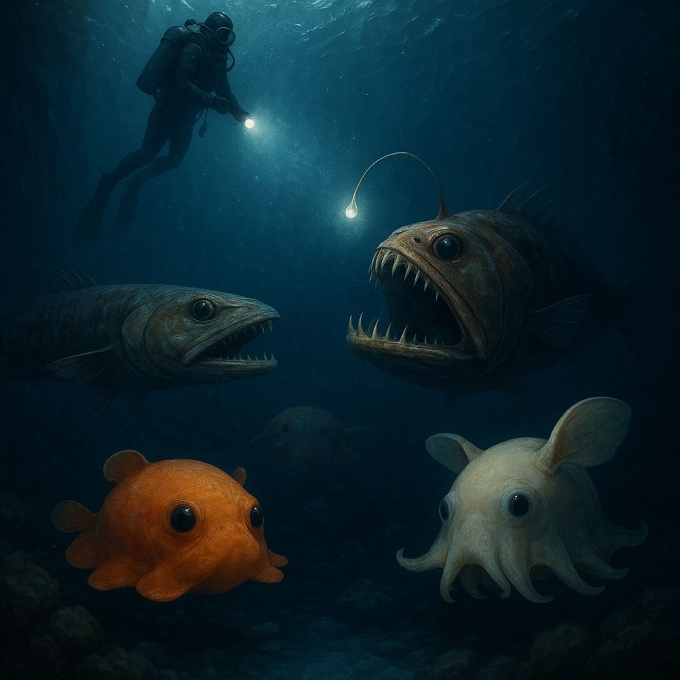 The Deep Ocean's Weird and Wonderful Creatures The Deep Ocean's Weird and Wonderful Creatures