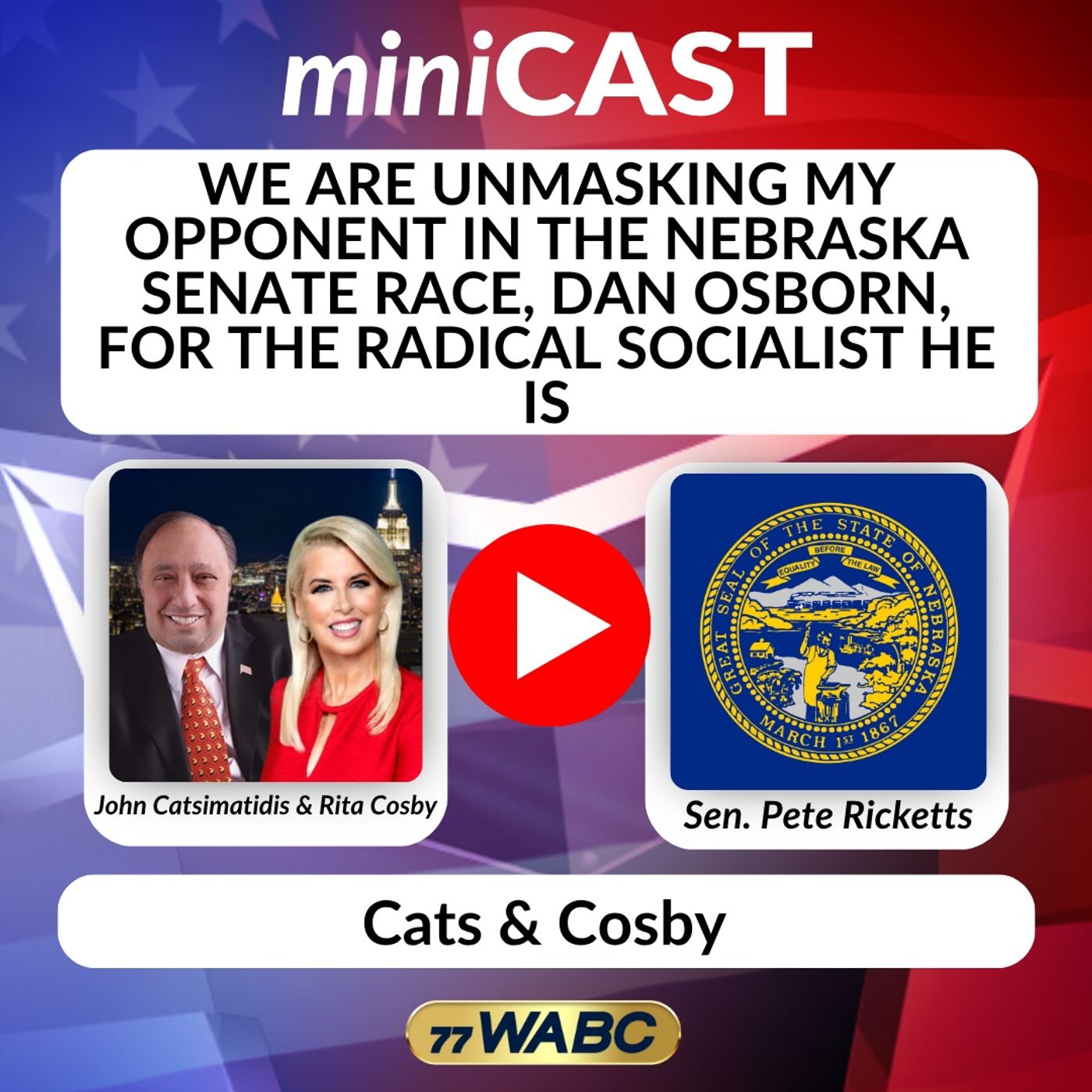 Sen. Pete Ricketts: We are Unmasking my Opponent in the Nebraska Senate Race, Dan Osborn, for the Radical Socialist He Is