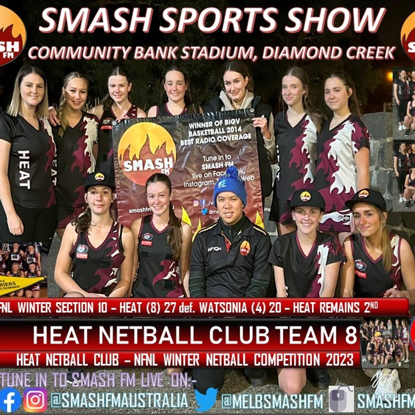 SSS10THYR: Heat 8 Netball Club 2023 NFNL Winter Season Post Game Interviews 020623