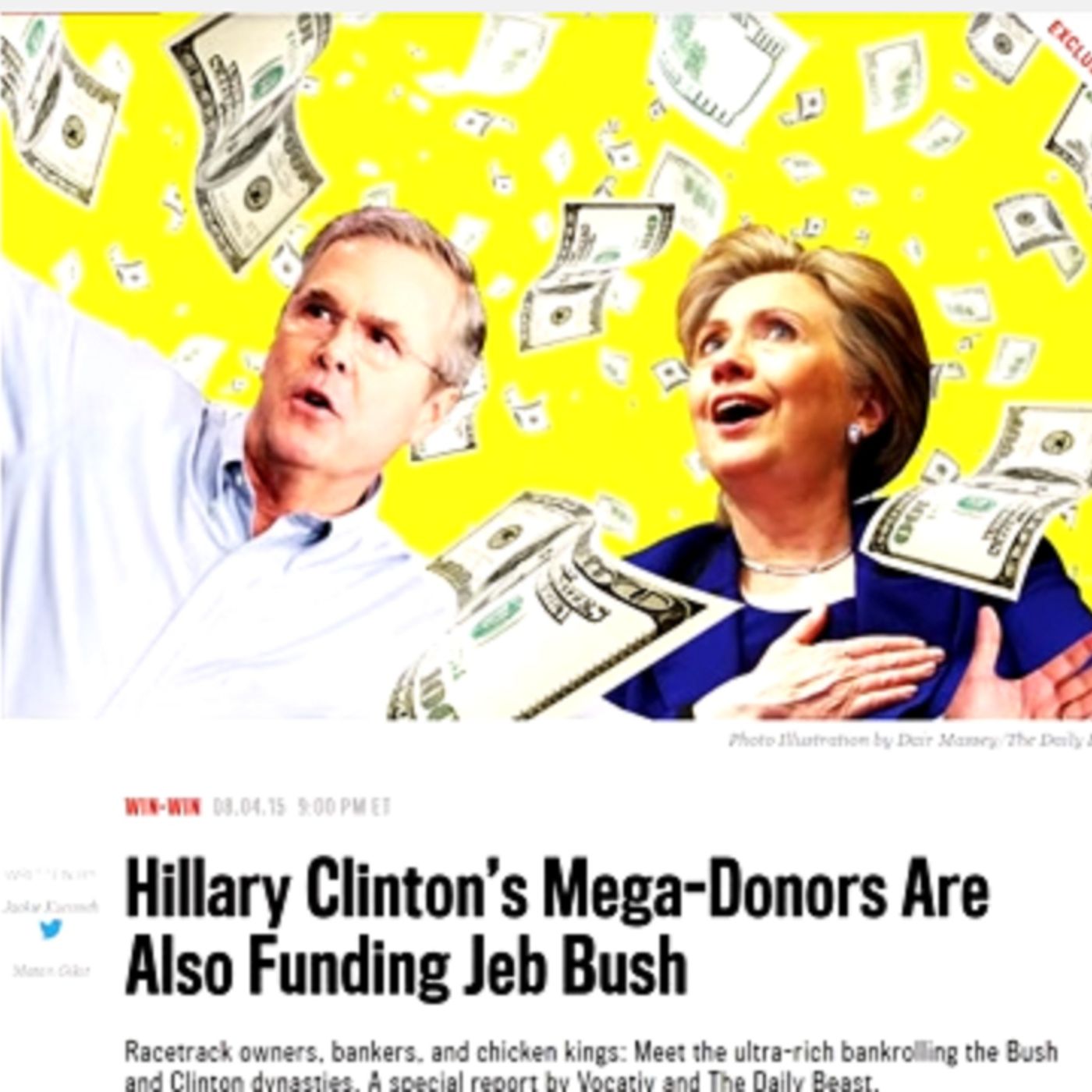 Hillary and Jeb 2 Peas in a Pod episode artwork