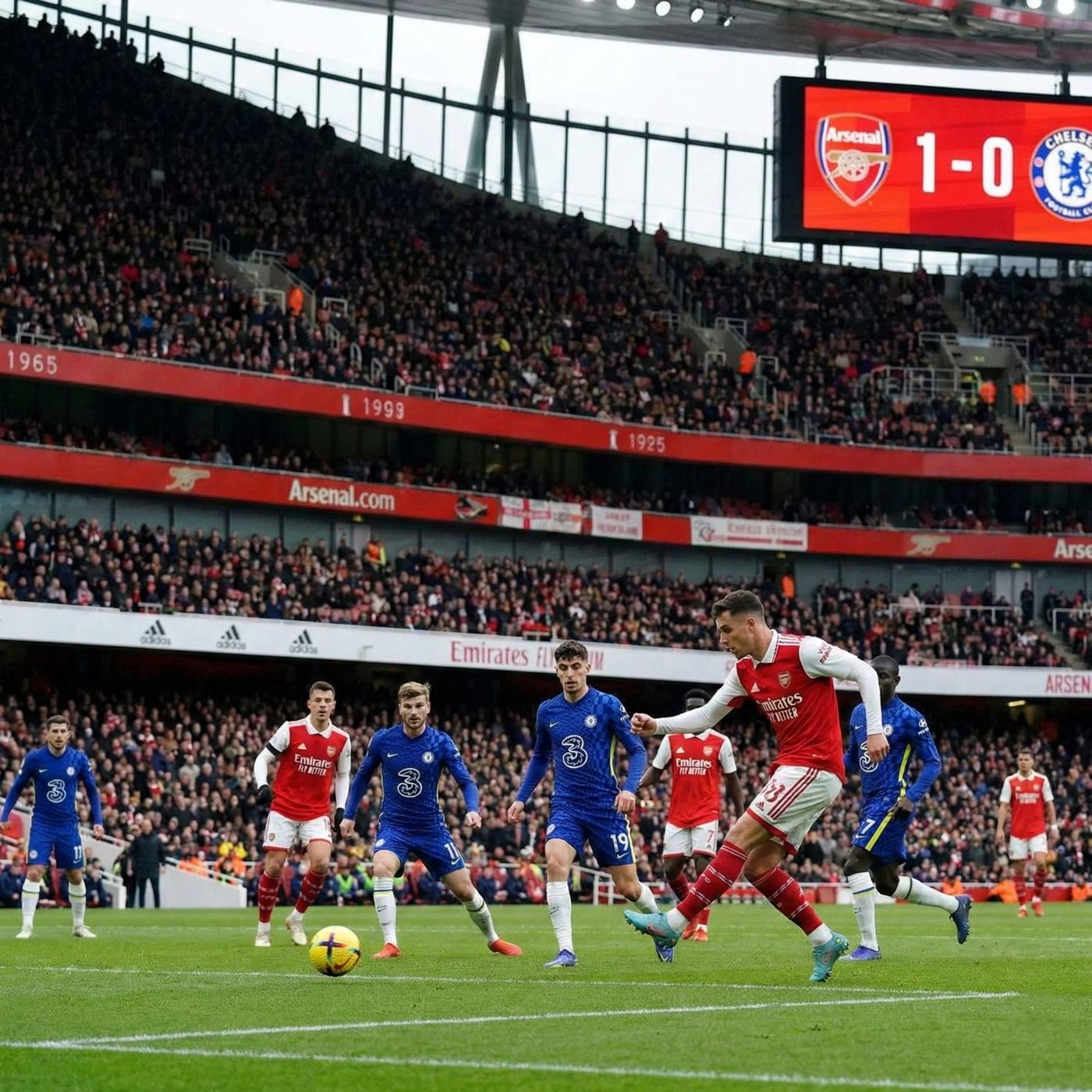 ⚽️ Arsenal Advance to Wembley After Edging Chelsea