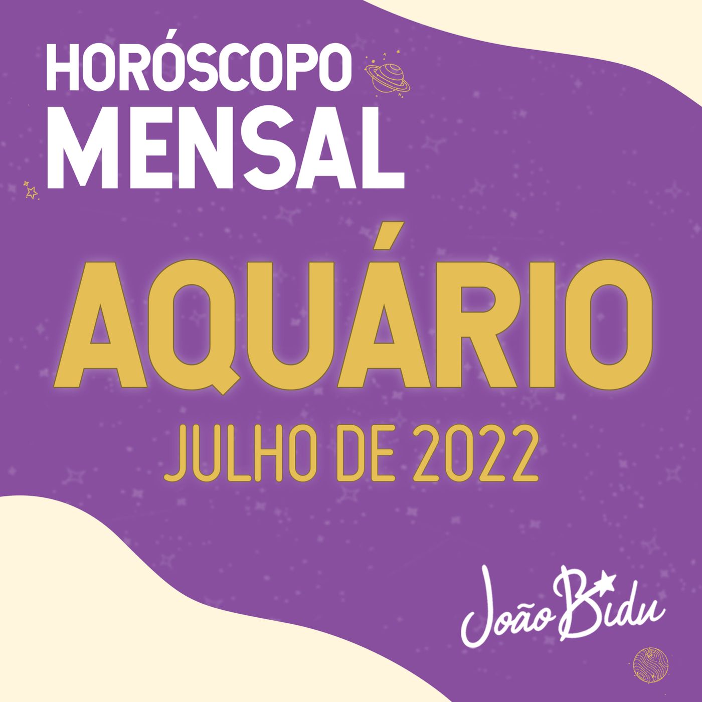 Horóscopo do Mês por João Bidu