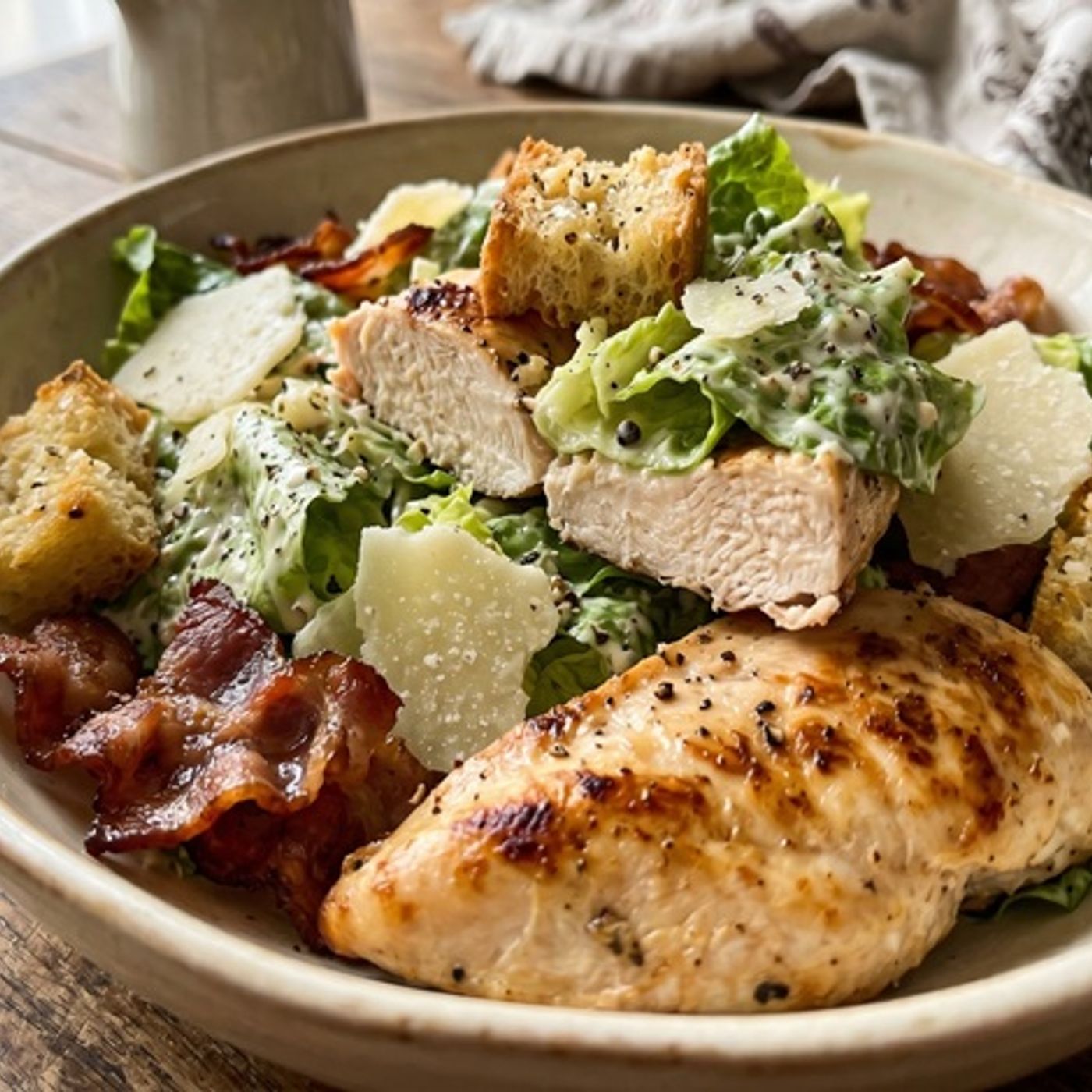 Caesar Salad originale ricca con pollo e bacon episode artwork