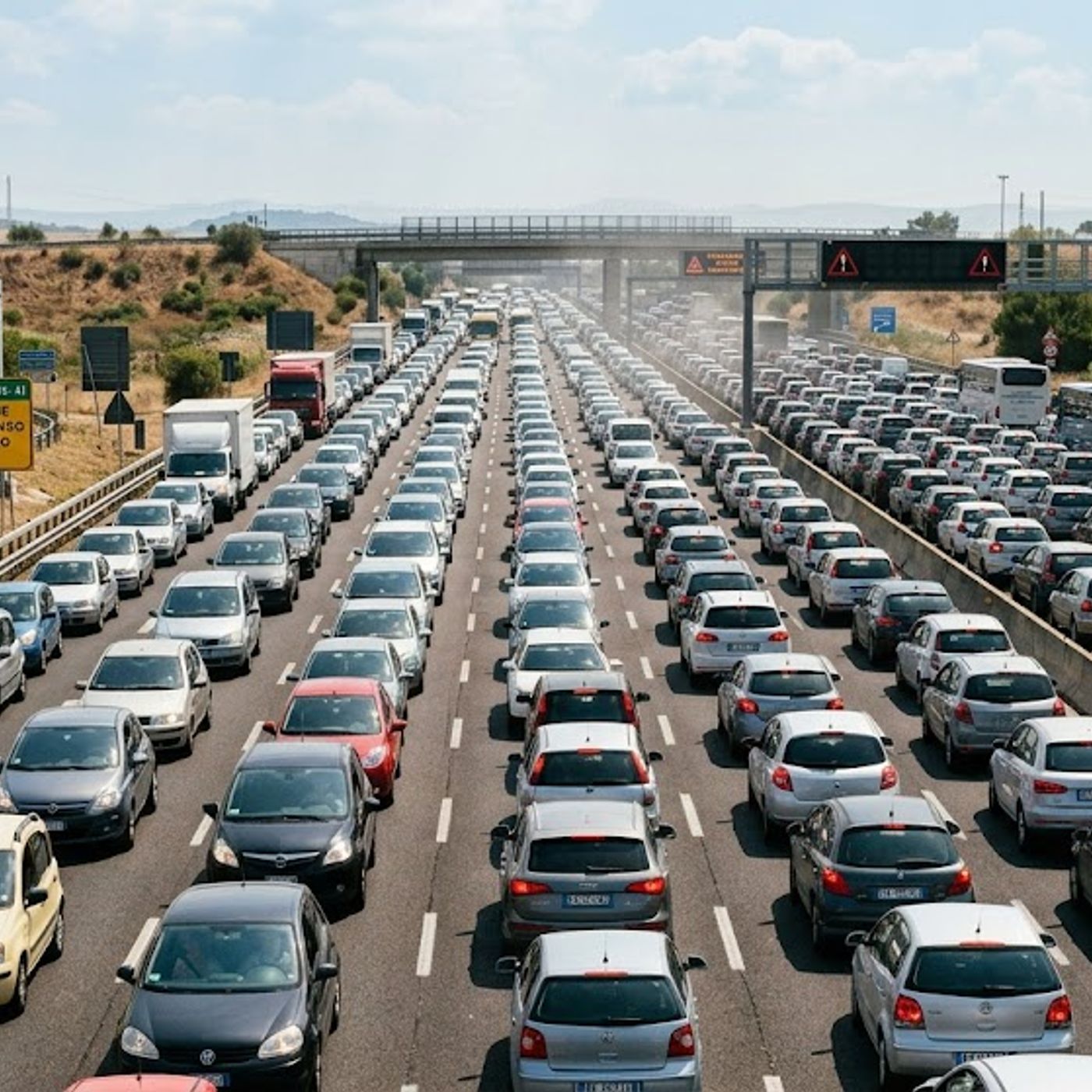 Esodo estivo, oggi bollino nero: 25 milioni di veicoli in transito episode artwork