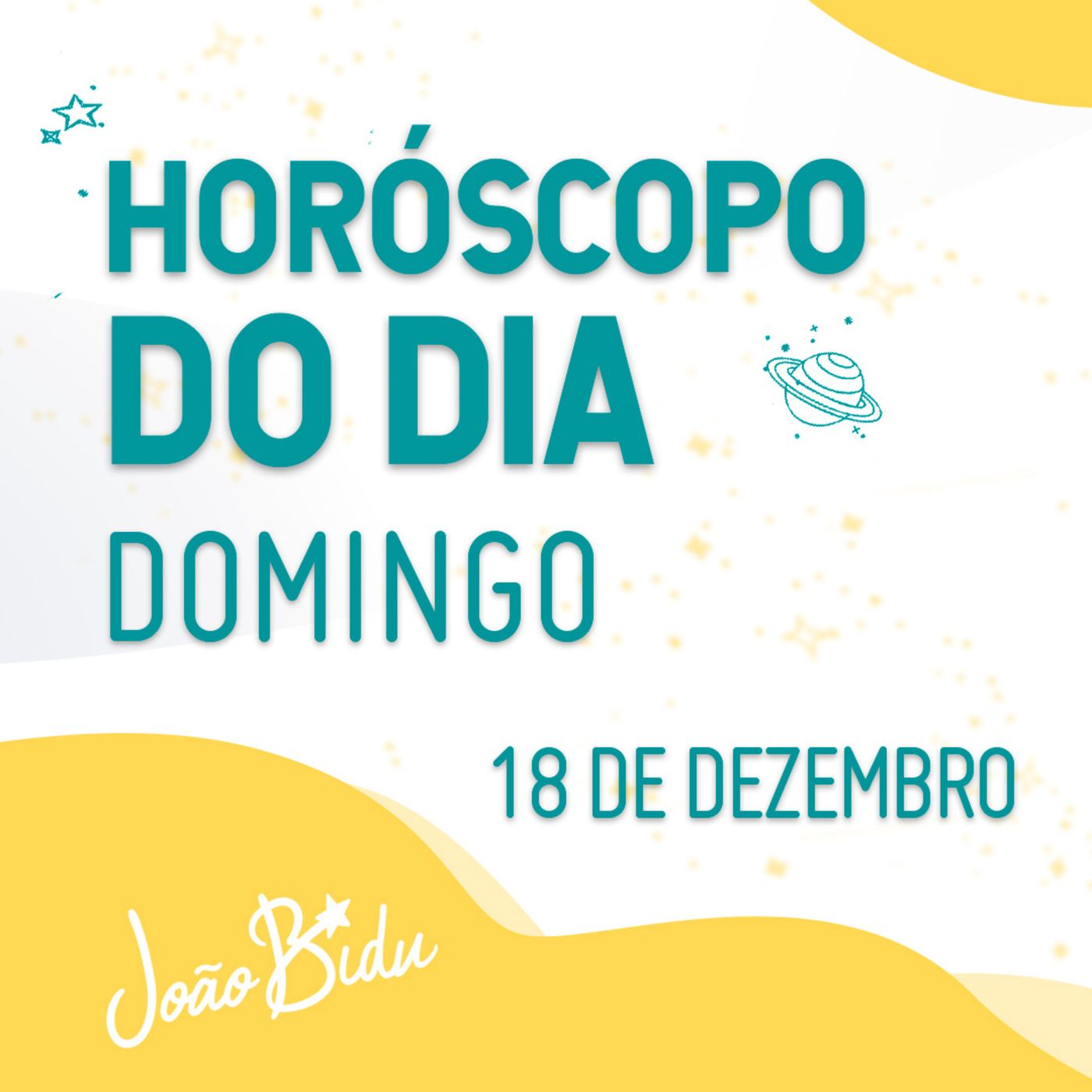 Horóscopo do Dia 18 de Dezembro com João Bidu episode artwork