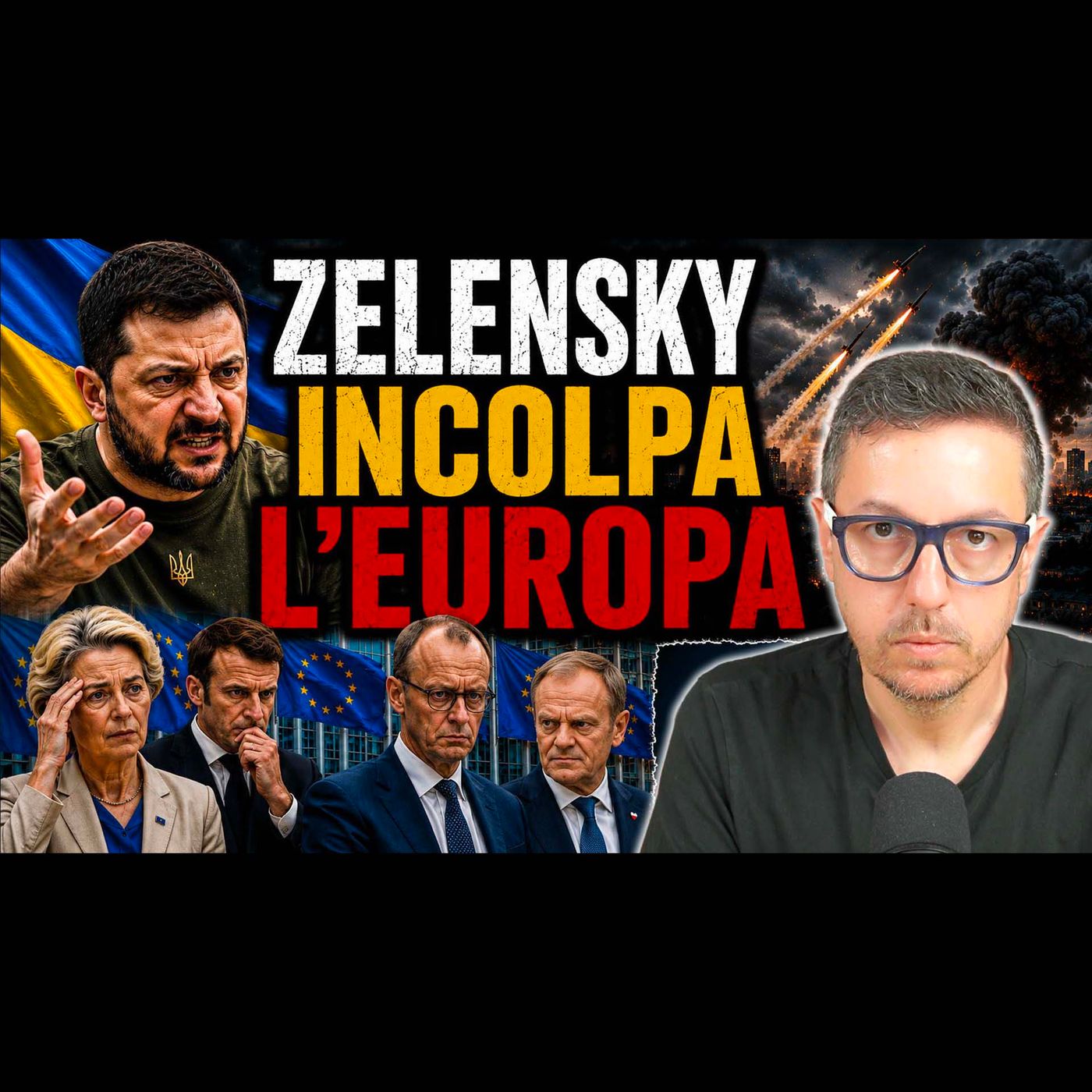 ZELENSKY SCARICA LE COLPE SUGLI ALLEATI