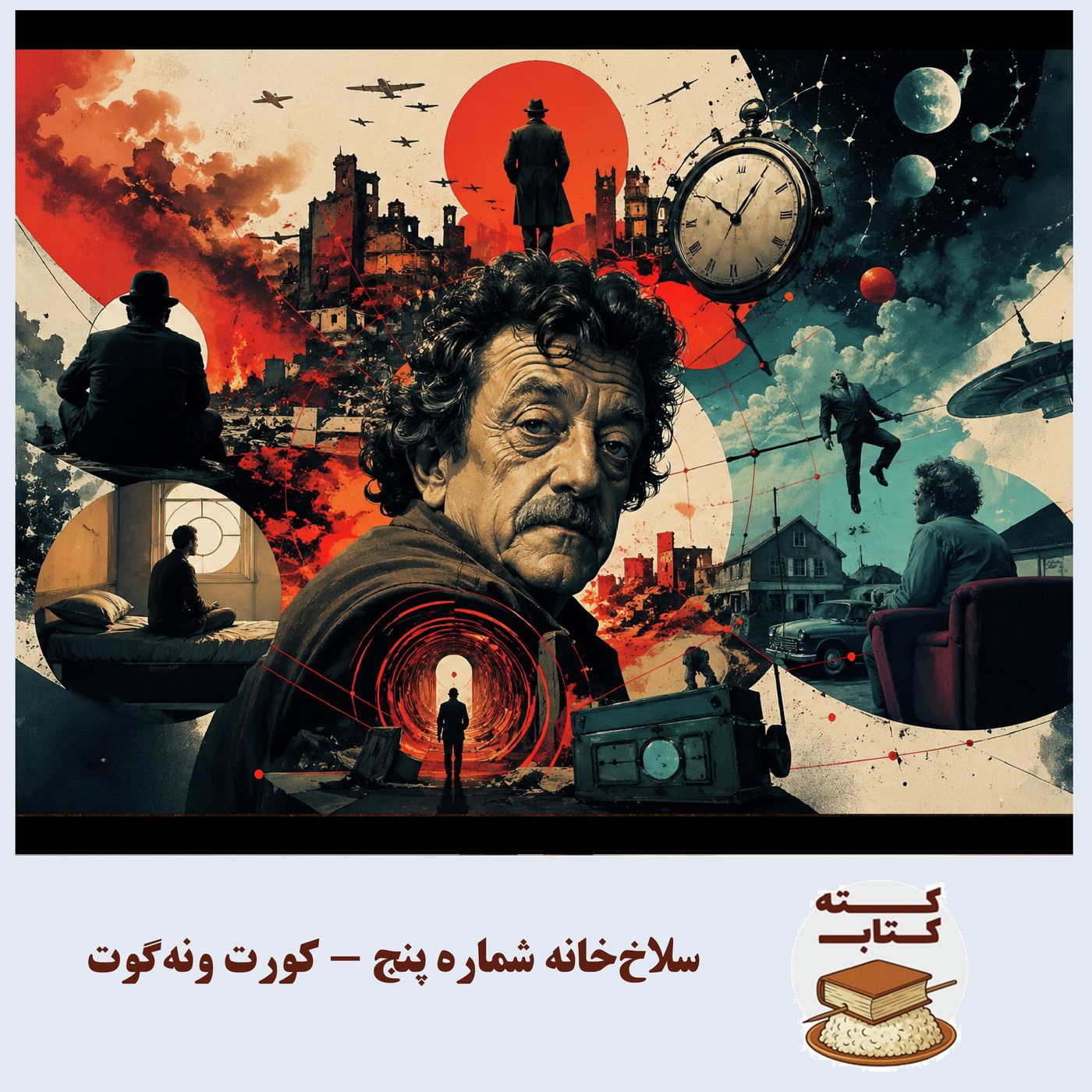 کته کتاب: سلاخ خانه شماره پنج نوشته کورت ونه‌گوت