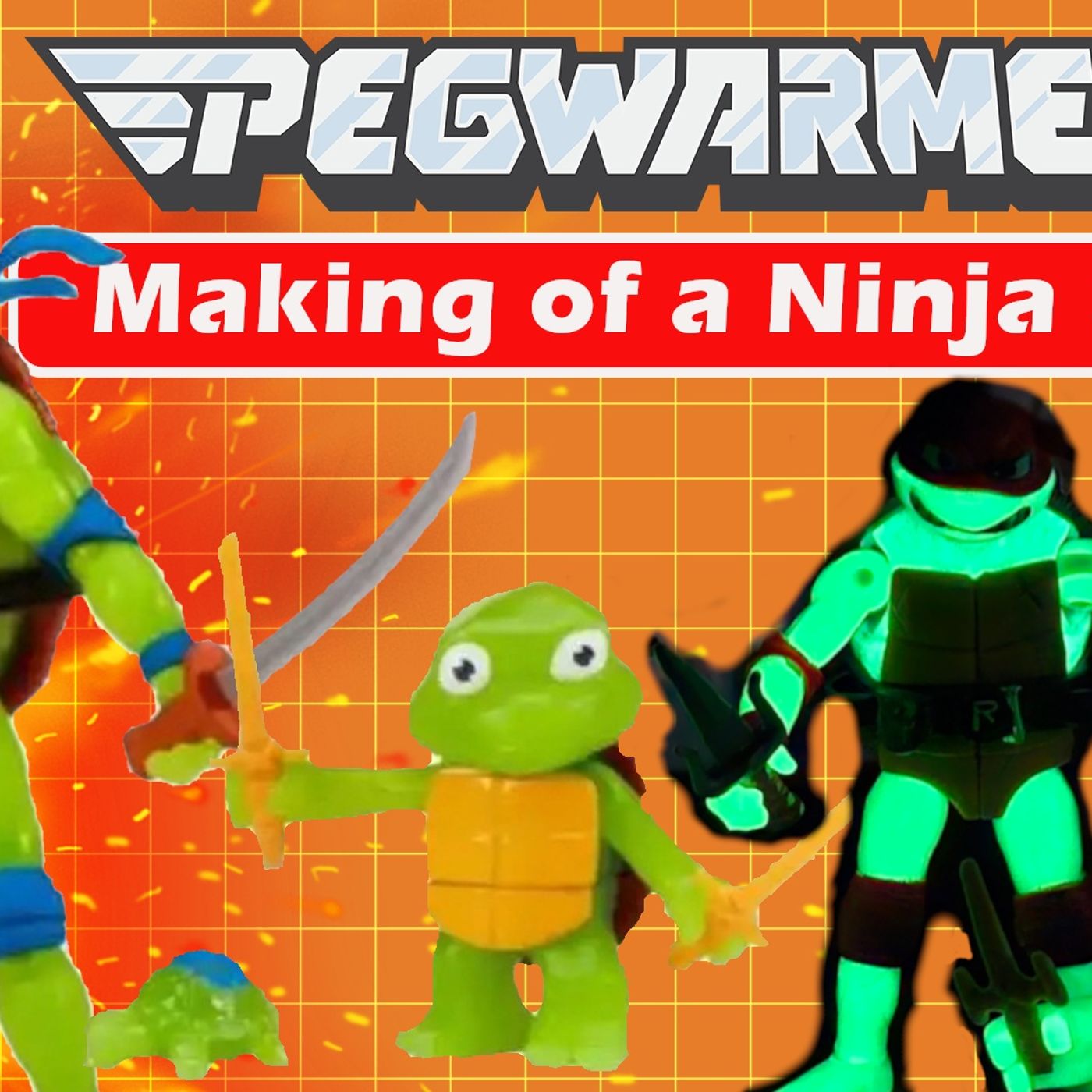 TMNT Making of a Ninja Set  - Pegwarmers #90