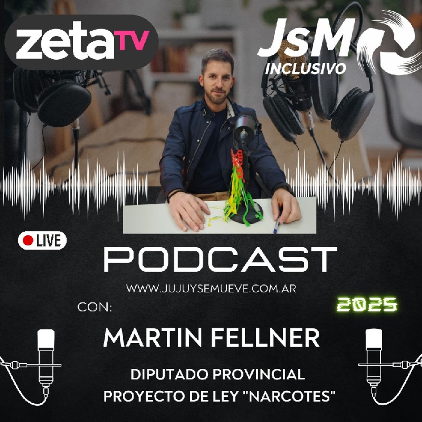 🔴"NARCOTEST OBLIGATORIO PARA FUNCIONARIOS PÚBLICOS EN JUJUY: PROYECTO DE FELLNER BUSCA PROTEGER INSTITUCIONES Y SALUD" episode artwork