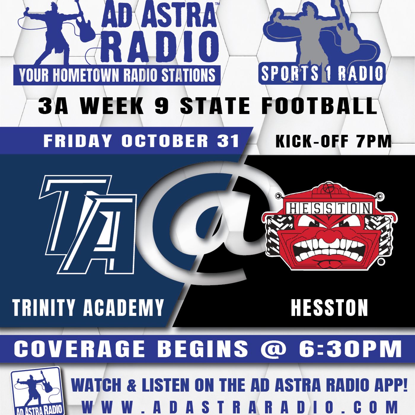 Wichita-Trinity Academy at Hesston Swathers Football (October 31, 2025) episode artwork