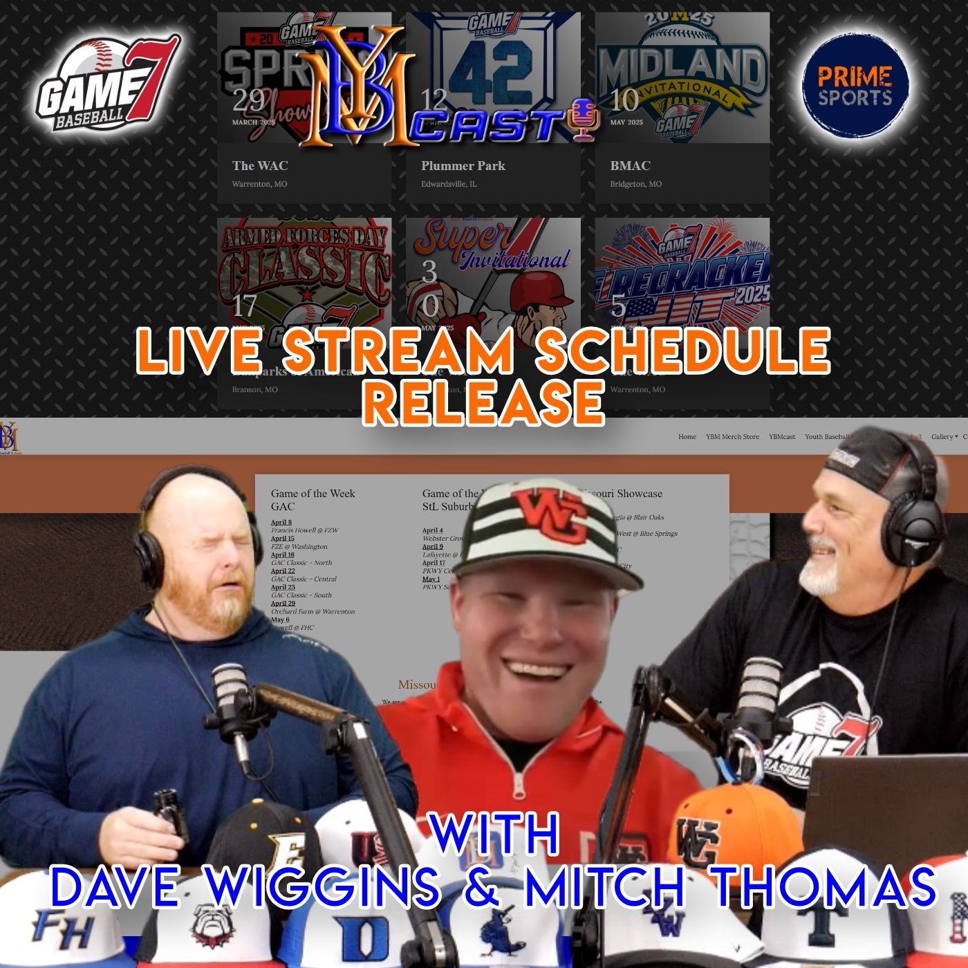 Y.B.M. Live Stream Schedule Release | YBMcast episode artwork