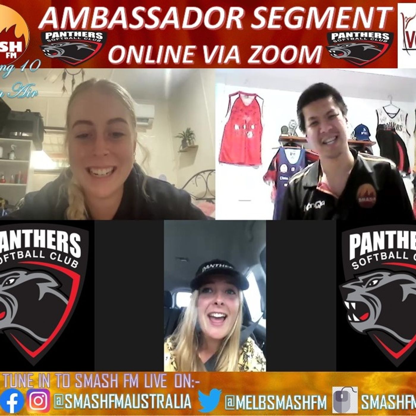 SSS10THYR AMBASSADOR SEGMENT: QLD SOFTBALL with BRISBANE PANTHERS (Chelsea & Amaya) 021121 episode artwork