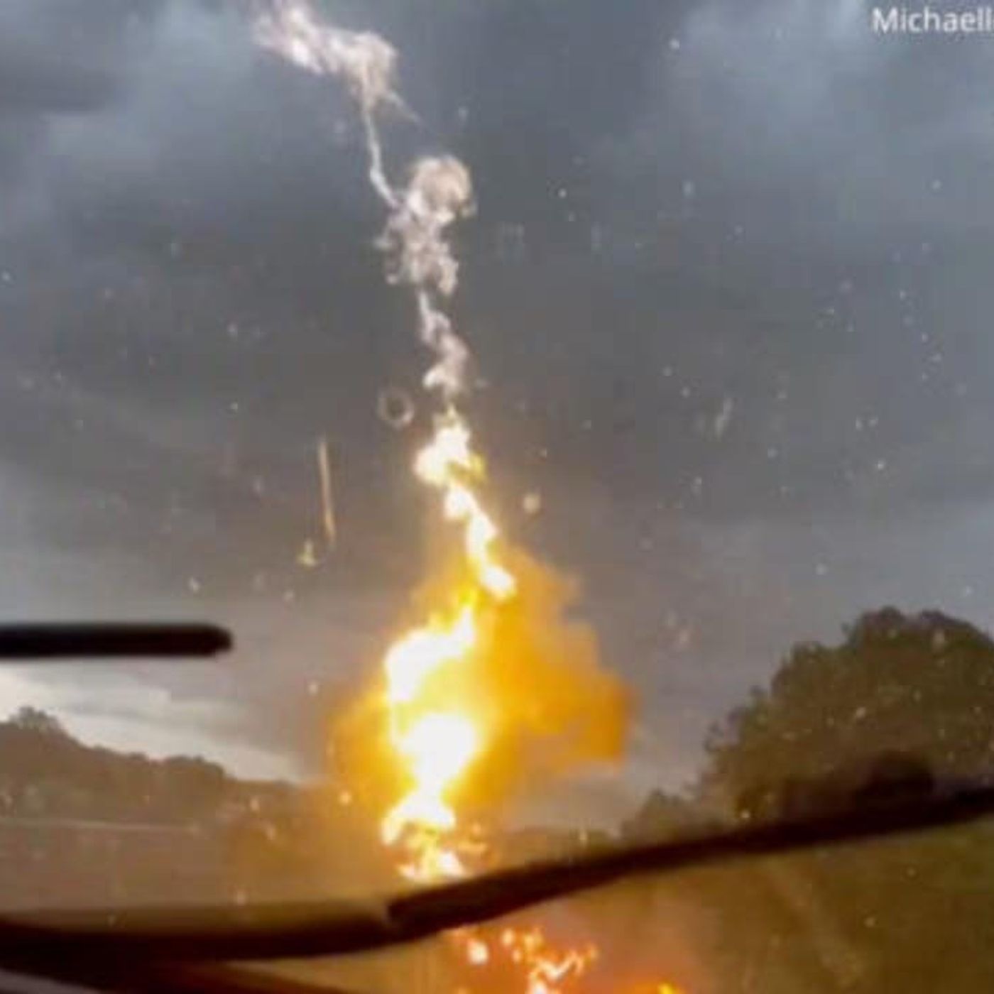 WOW Lightning Strikes Truck