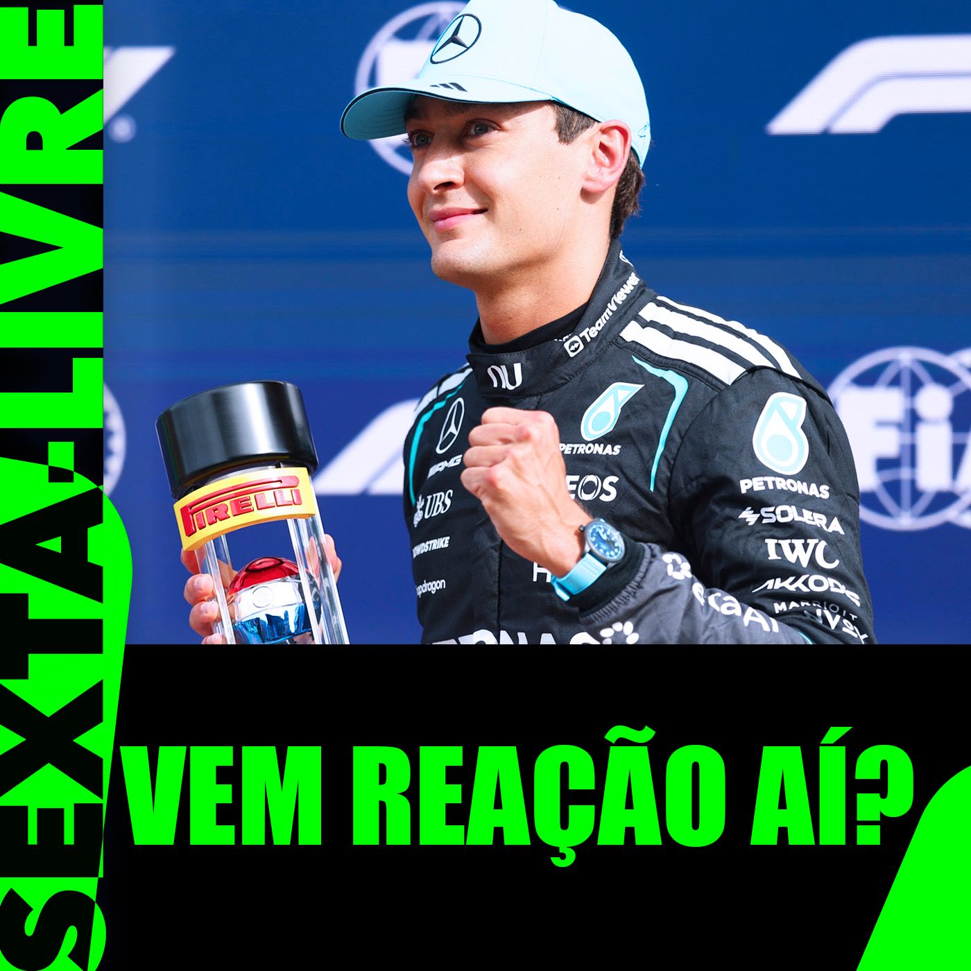 Russell brilha e é pole na Sprint da Holanda; Bortoleto despacha Hulk e larga em nono episode artwork