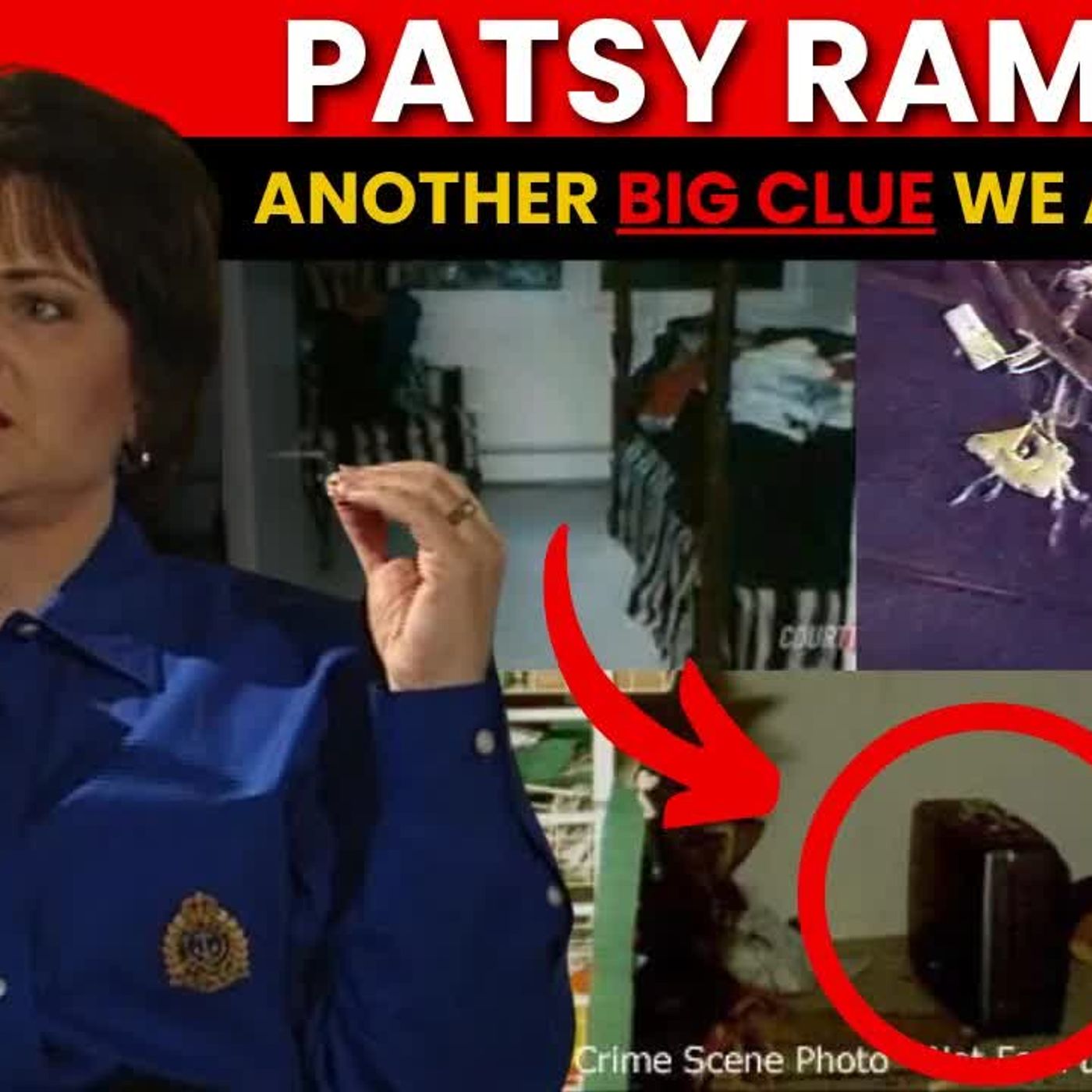 PATSY ＂I did not take a shower that morning [and] packed clothes into a plastic bag for our trip...＂ episode artwork