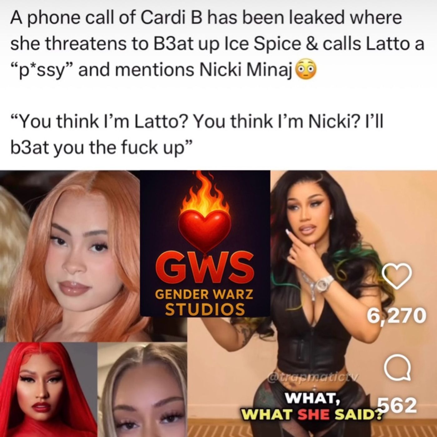 Stack Pack & Mr.Immaculate “CARDI B LEAKED AUDIO GOES OFF ON ICE SPICE 🔥👀” episode artwork