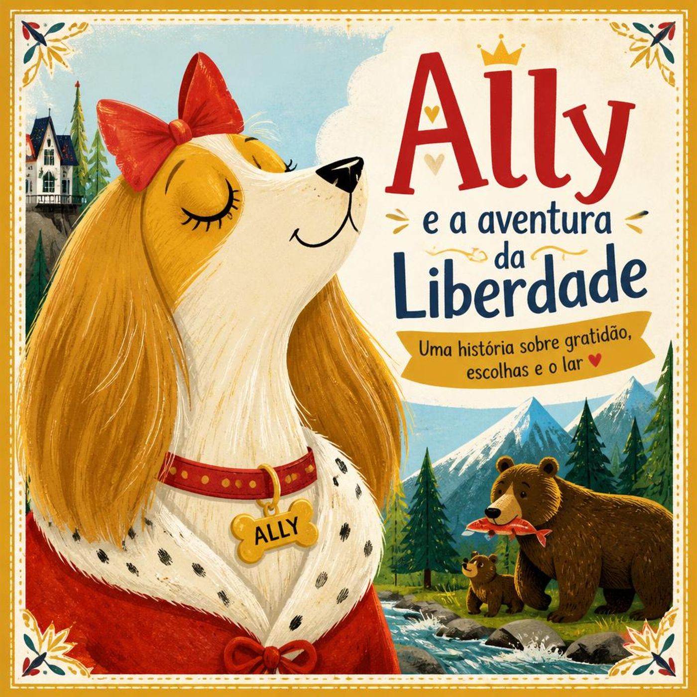A Cadelinha Ally e a Vida Selvagem dos Ursos ｜ Conto infantil