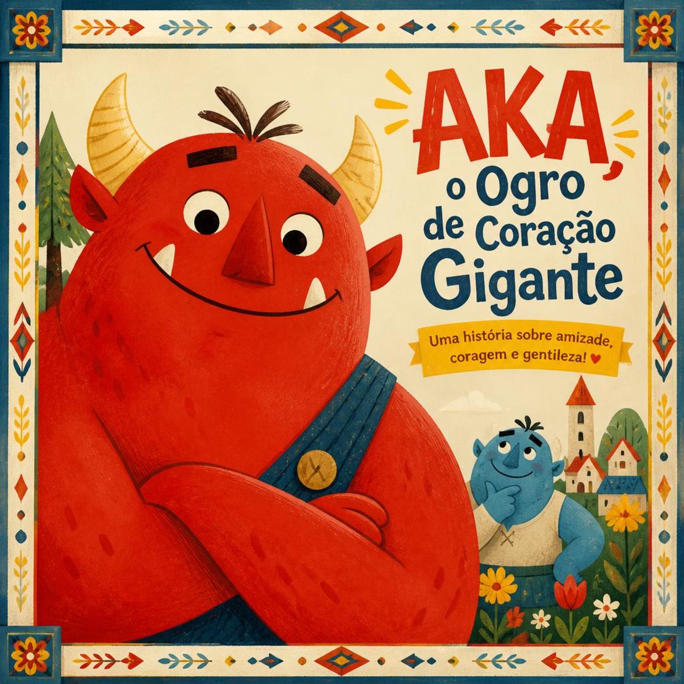 Aka, Ao e o Segredo dos Ogros da Montanha ｜【 Lenda do Japão】