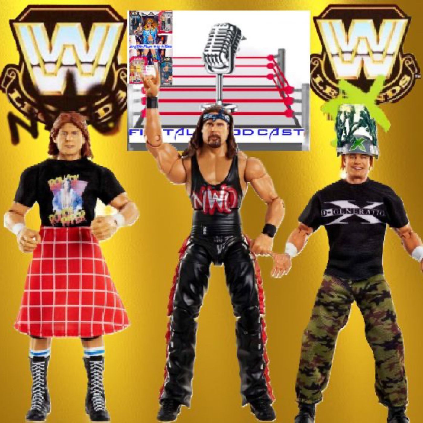 Wrestling Figure News Network Special Review: WWE Legends 12 Kevin Nash, "Rowdy" Roddy Piper, & Billy Gunn episode artwork
