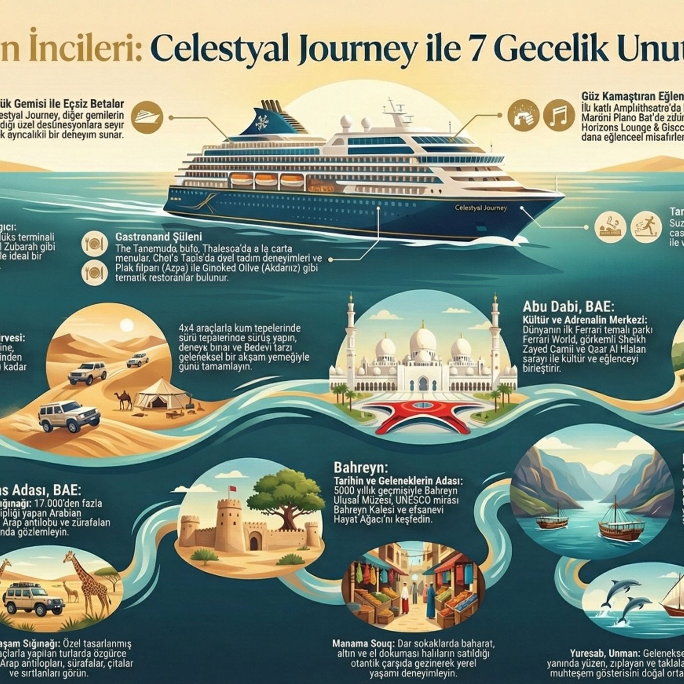 Arap Körfezi Gemi ile Gezi Rehberi | Doha’dan Başlayan Cruise Rotası episode artwork