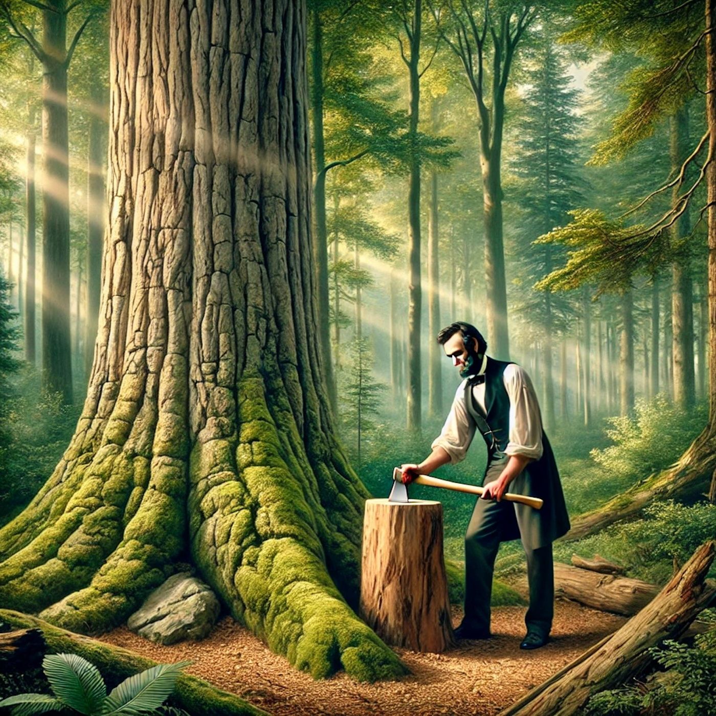 "Give me six hours to chop down a tree and I will spend the first four sharpening the axe." episode artwork