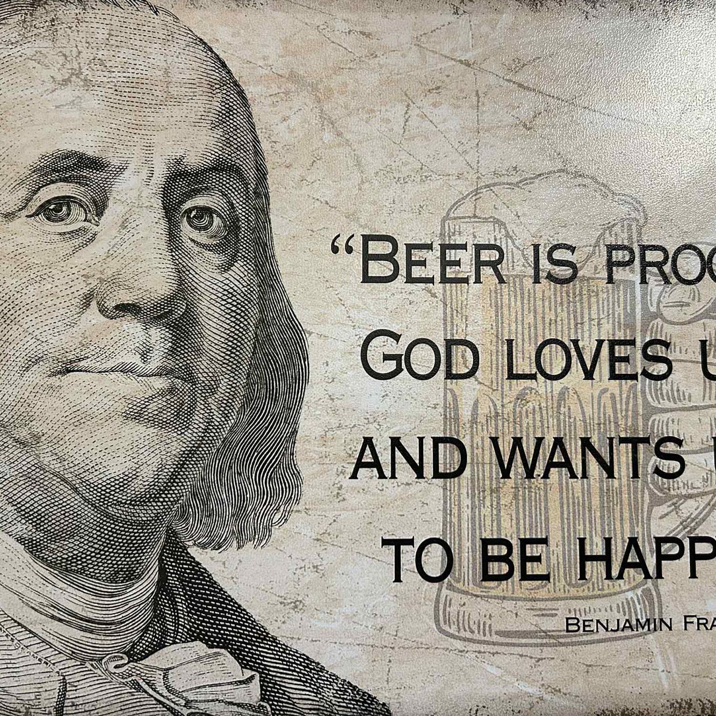 Which Founding Father would you like to have a beer with?