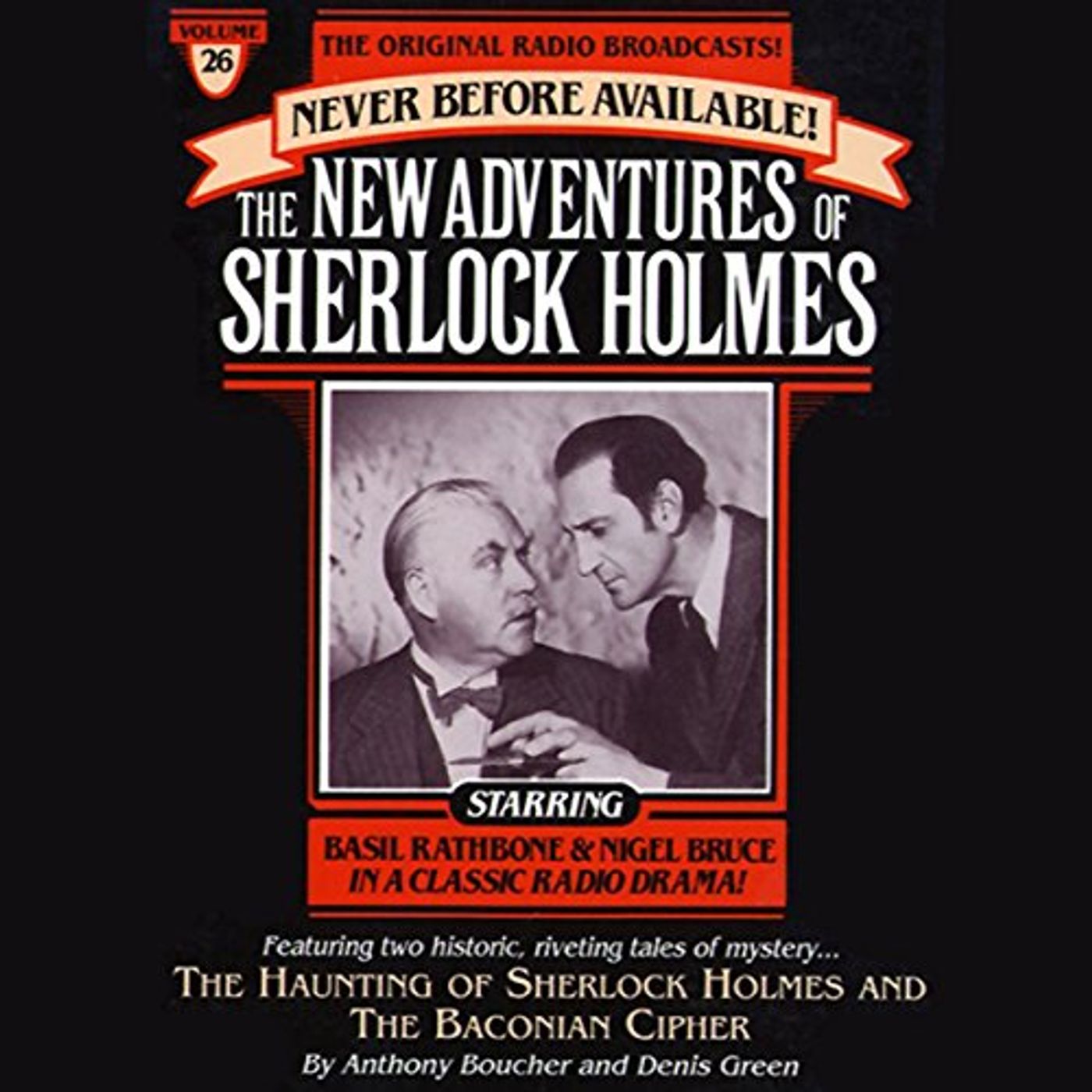 The Haunting of Sherlock Holmes and Baconian Cipher Audiobook by Anthony Boucher, Denis Green episode artwork
