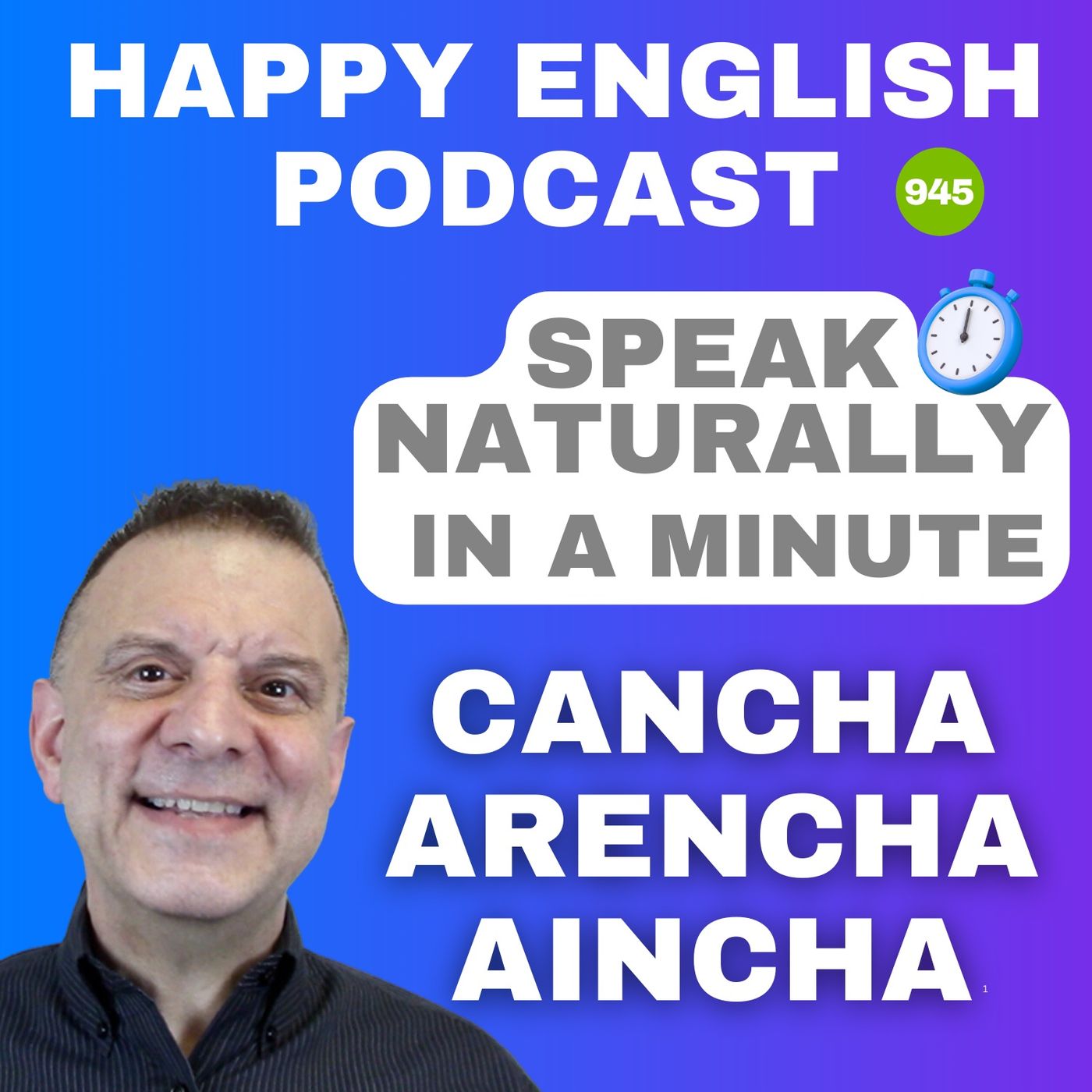 945 - Speak Naturally in a Minute | Happy English